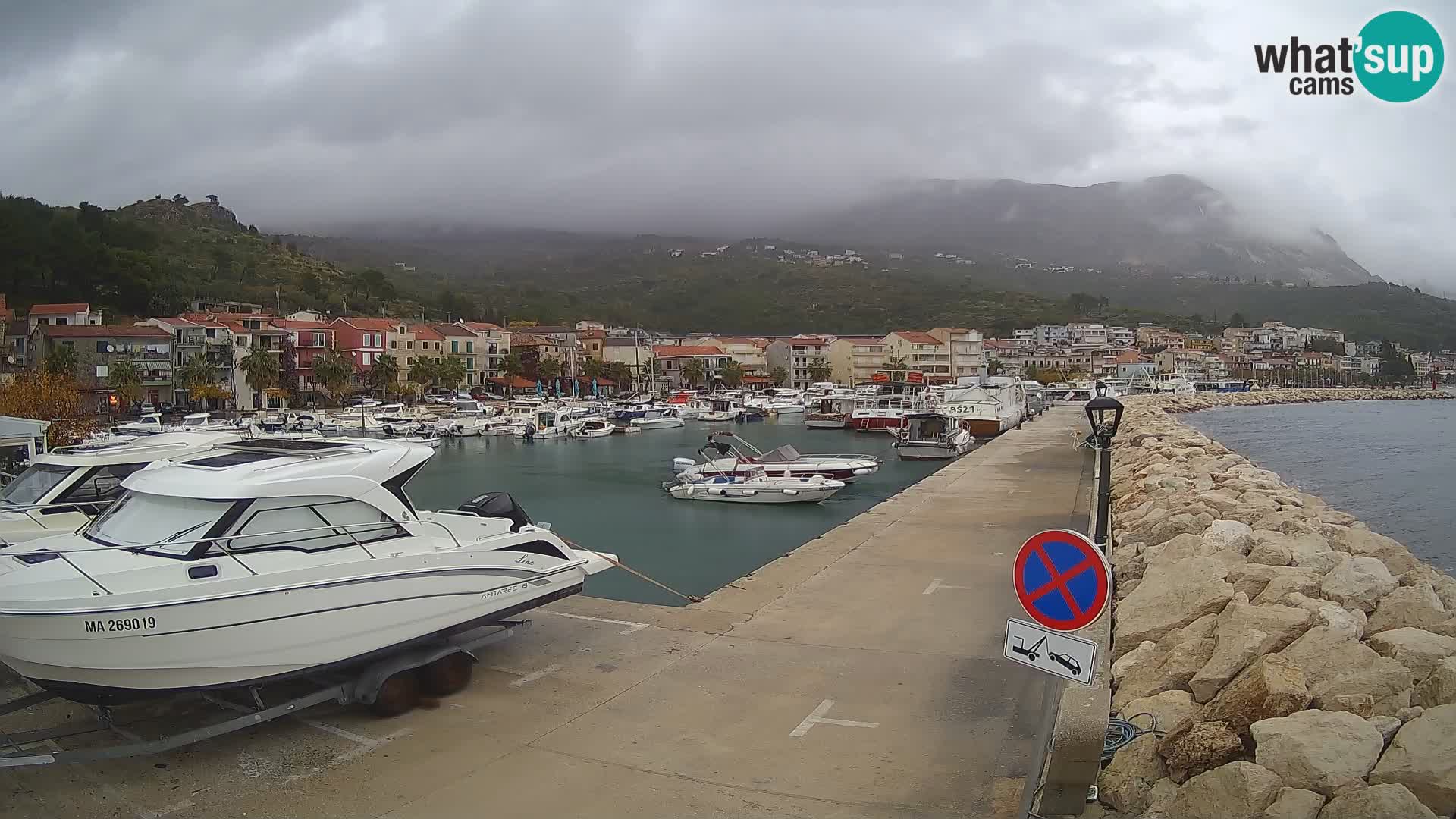 Cámara web de PODGORA Marina – Asombroso Dalmacia