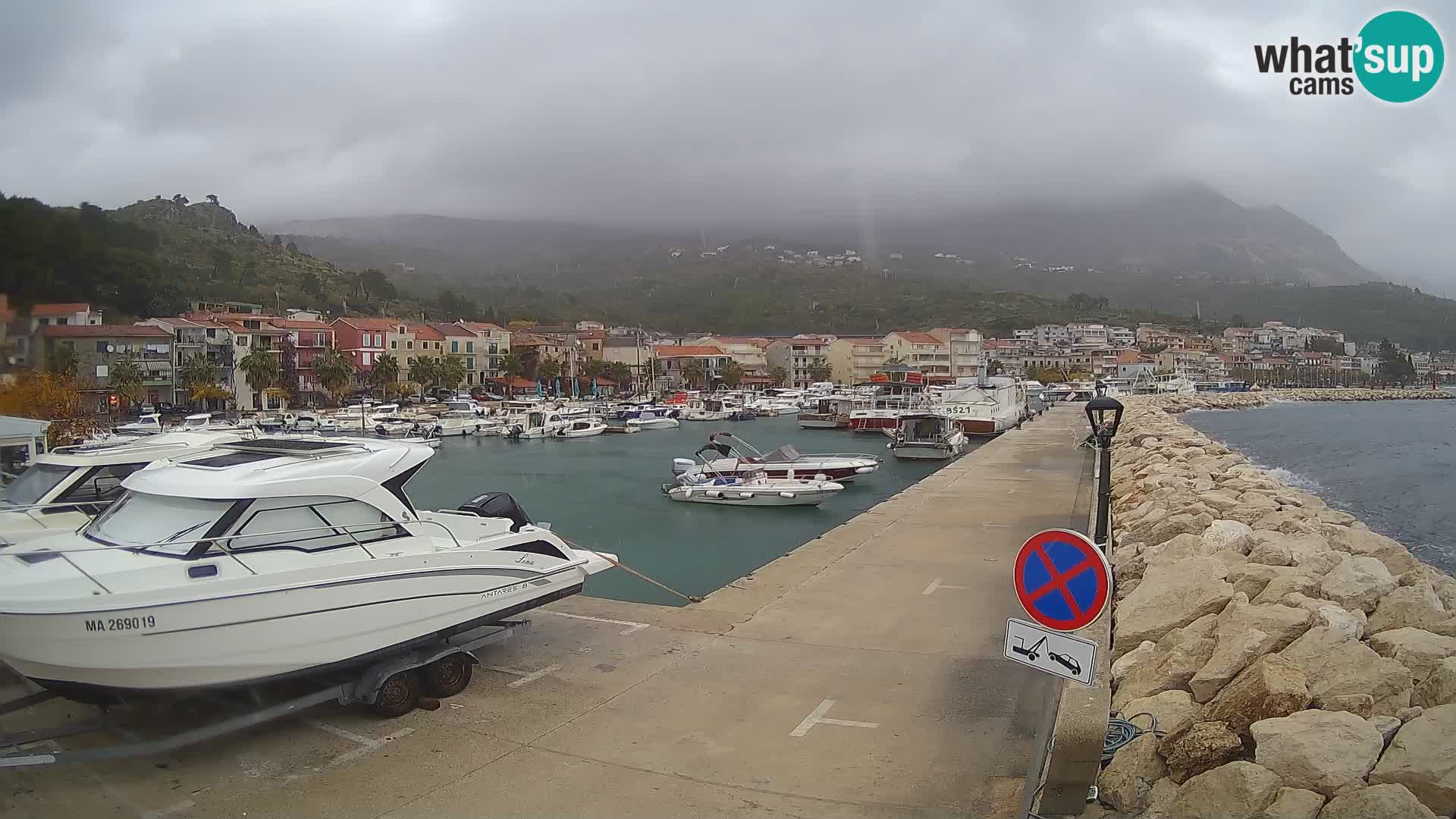 Cámara web de PODGORA Marina – Asombroso Dalmacia