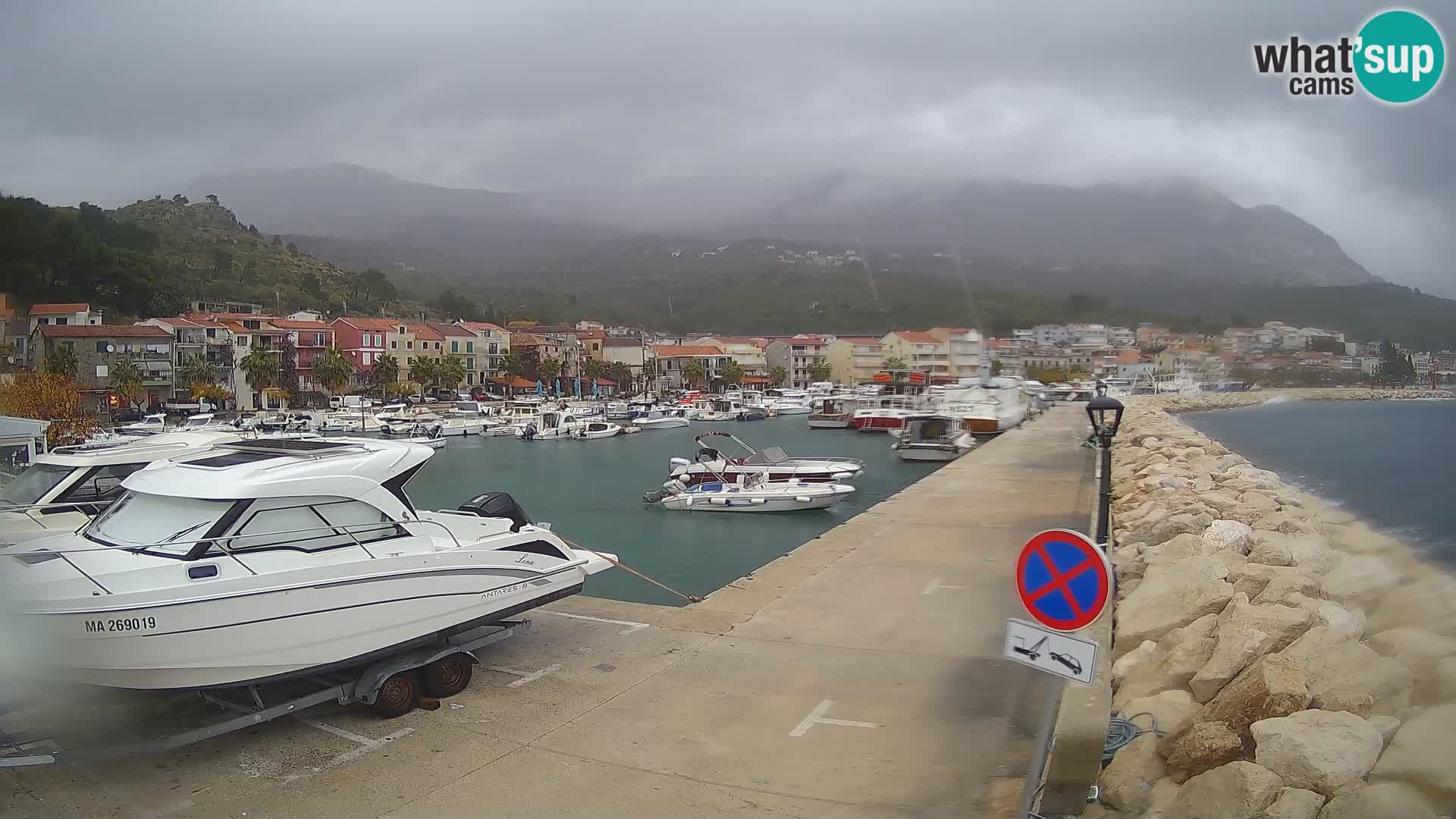 Cámara web de PODGORA Marina – Asombroso Dalmacia