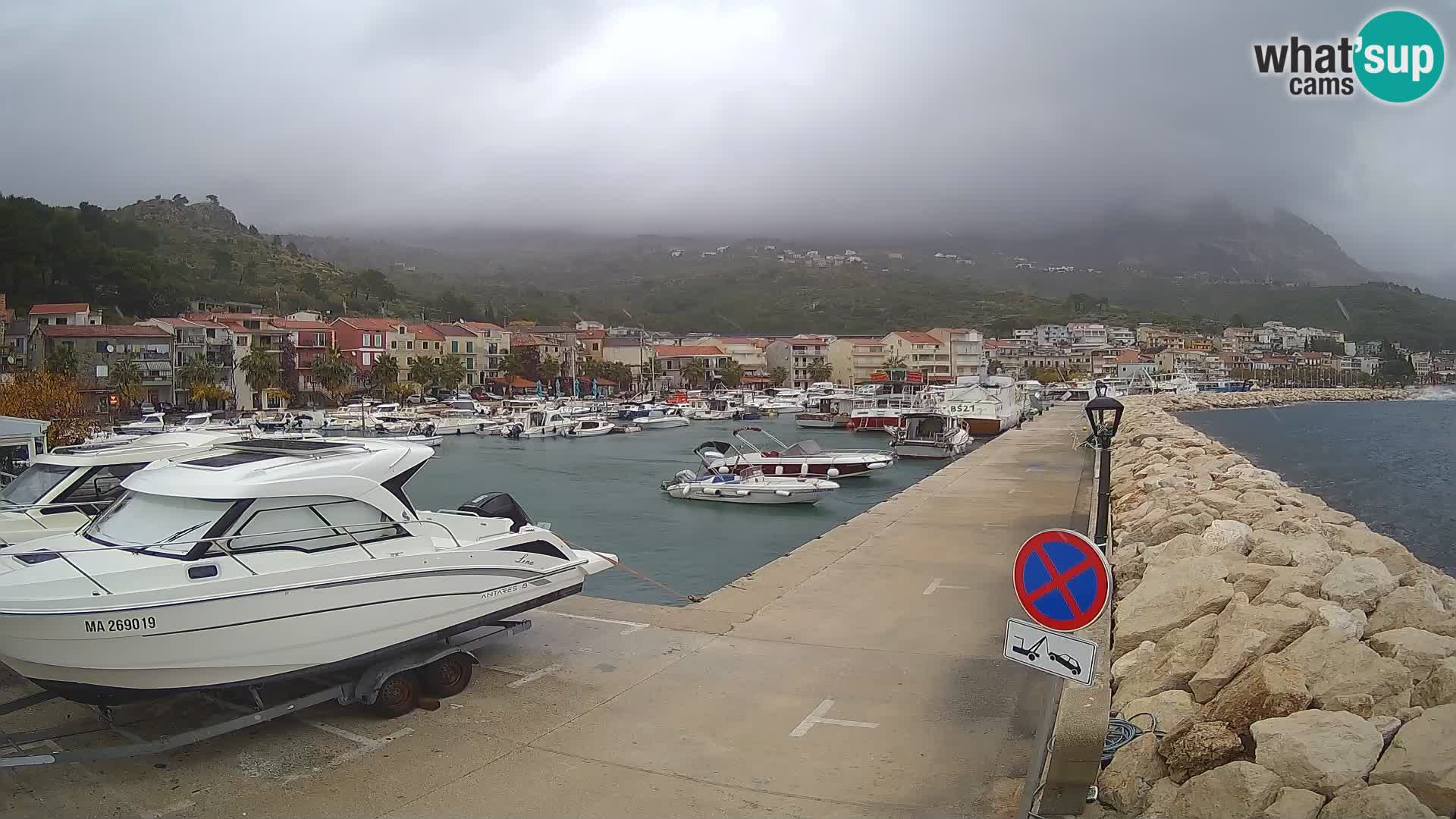 Cámara web de PODGORA Marina – Asombroso Dalmacia