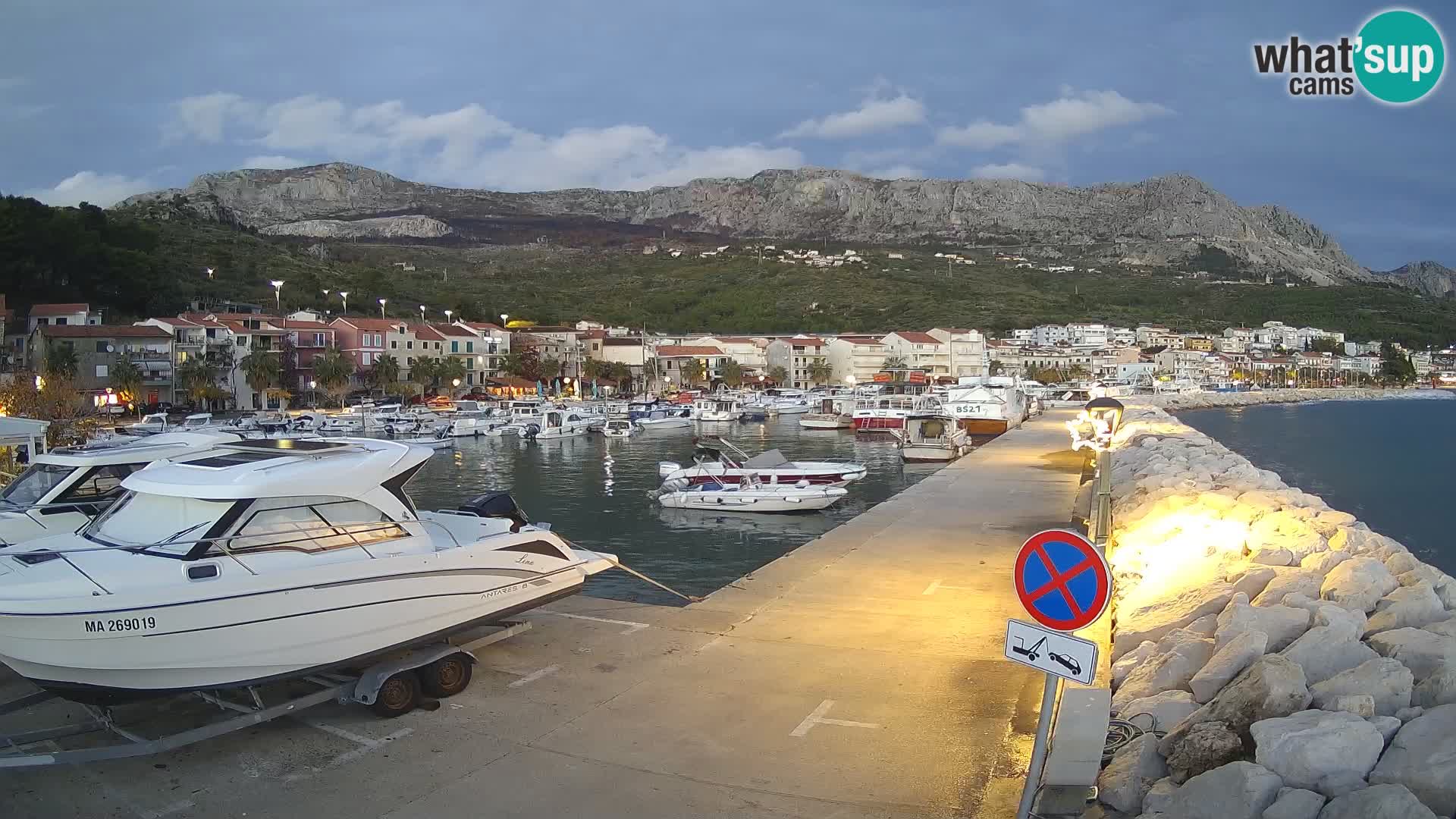 Cámara web de PODGORA Marina – Asombroso Dalmacia