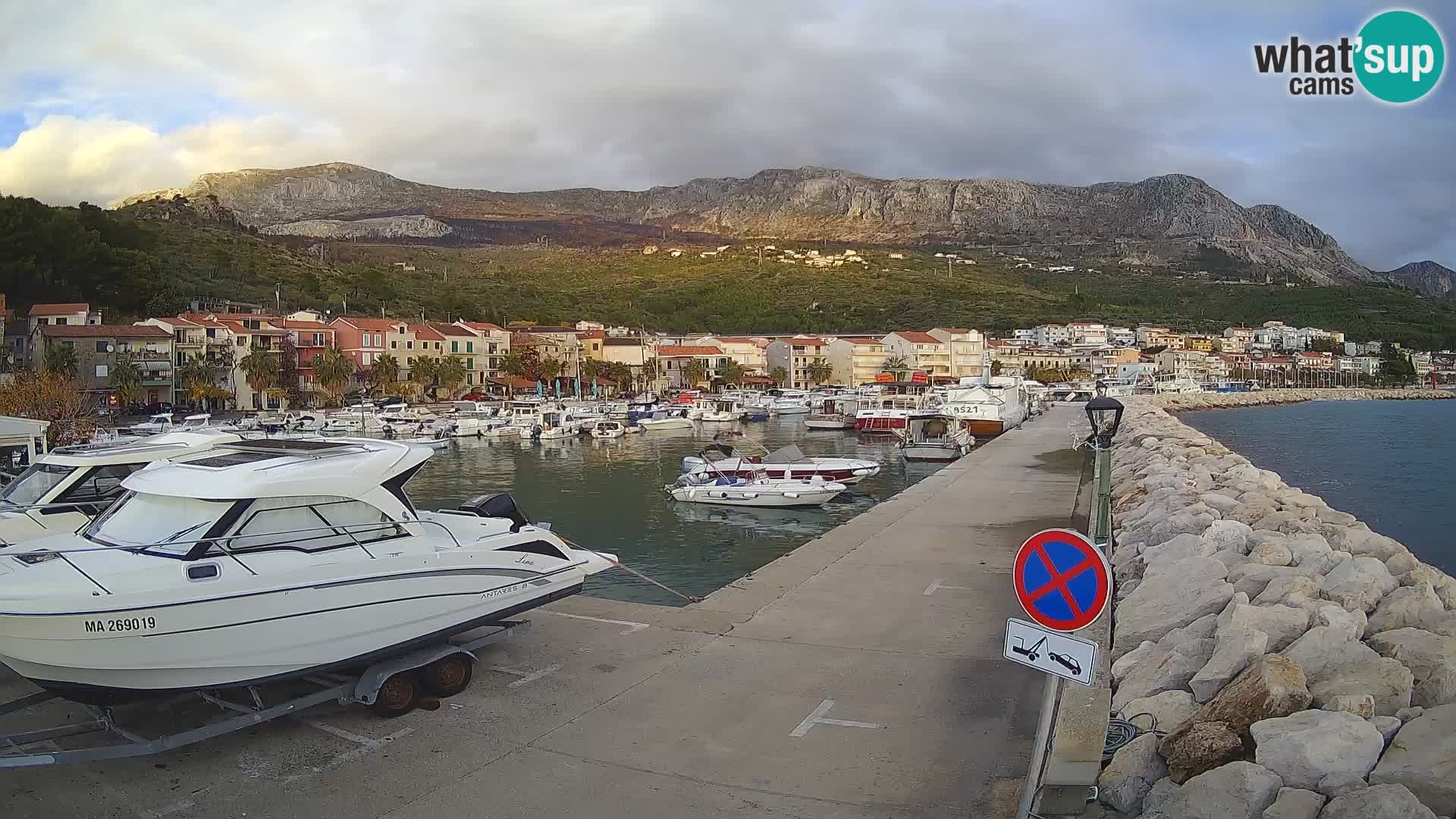 Cámara web de PODGORA Marina – Asombroso Dalmacia