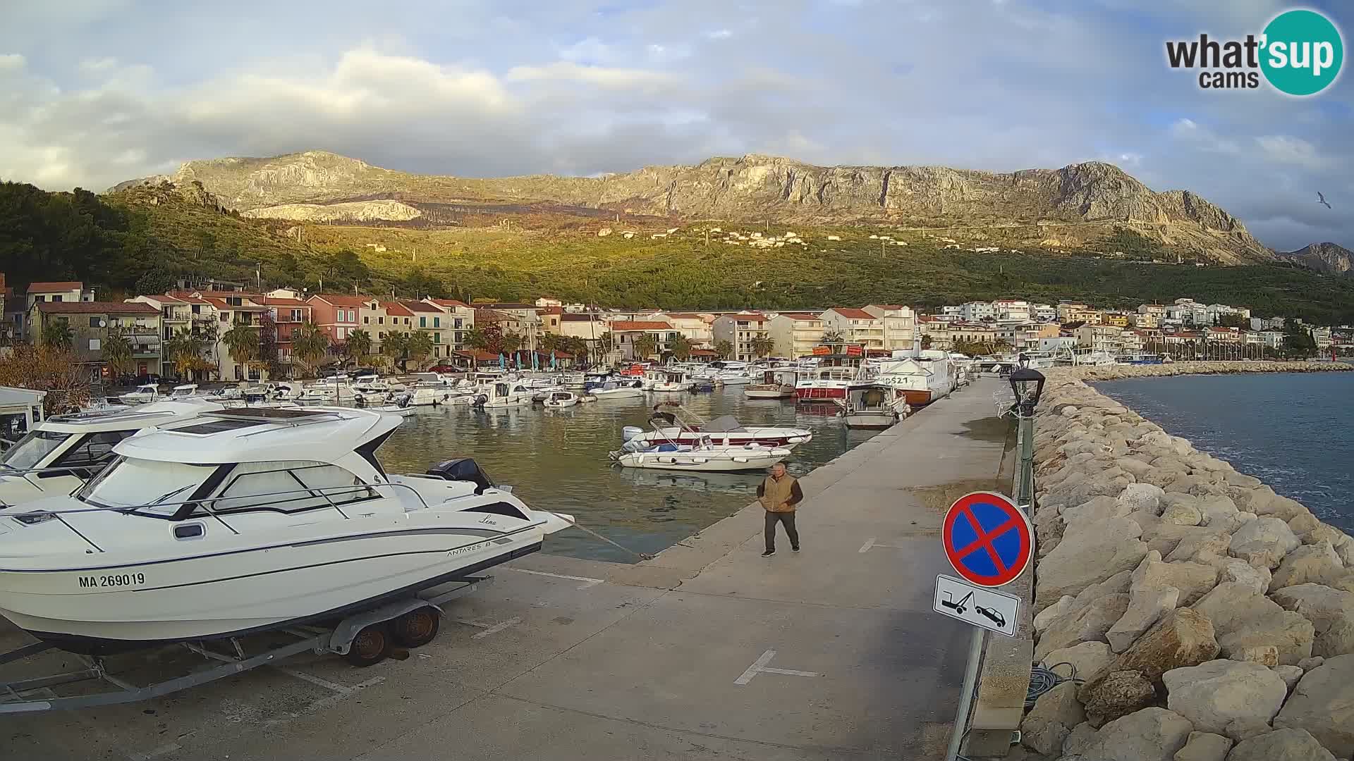 Cámara web de PODGORA Marina – Asombroso Dalmacia