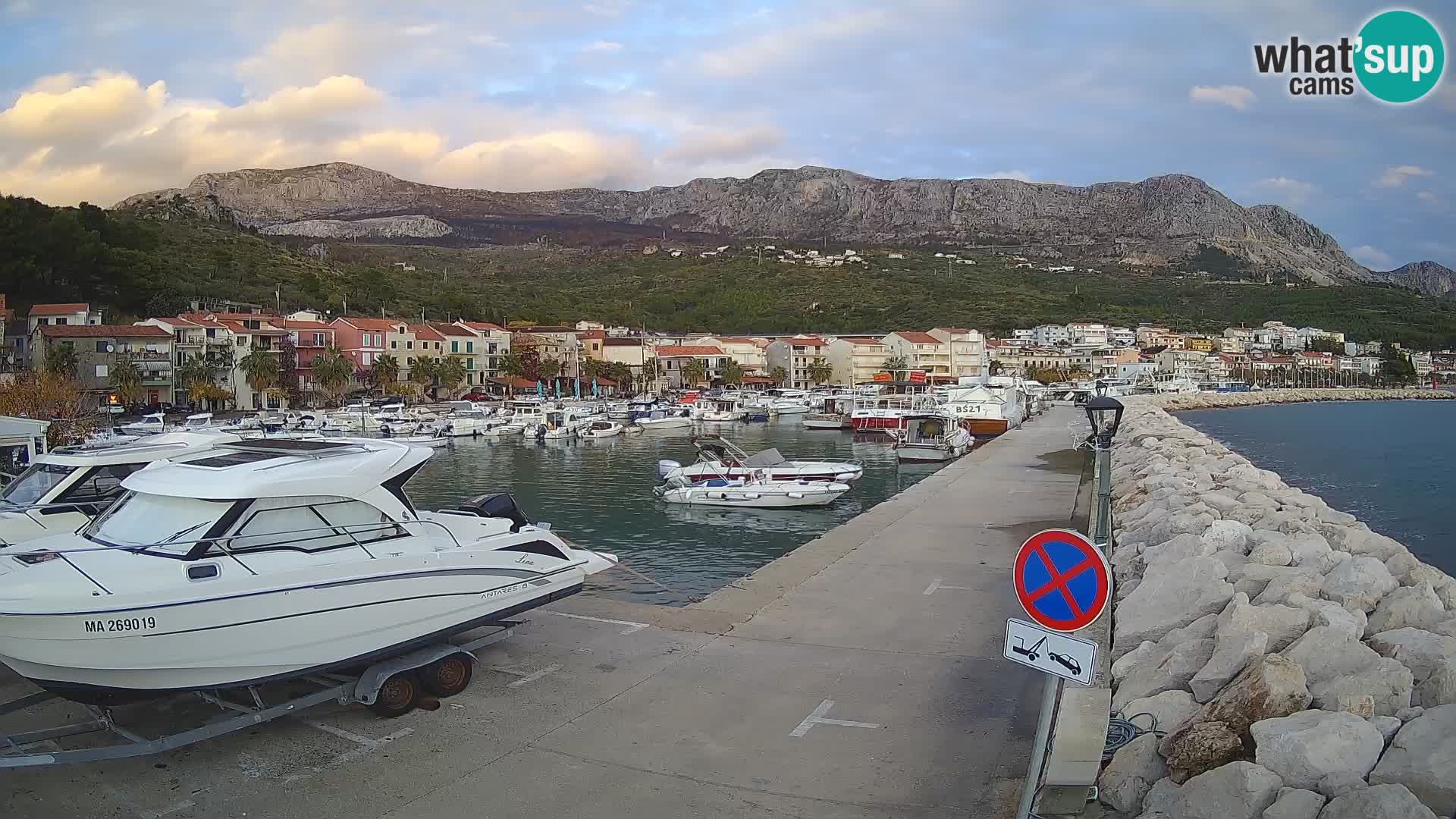 Cámara web de PODGORA Marina – Asombroso Dalmacia