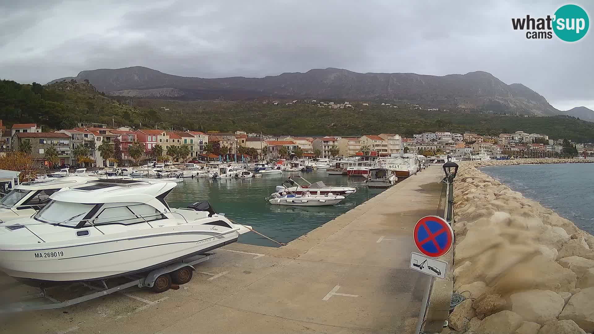 Cámara web de PODGORA Marina – Asombroso Dalmacia