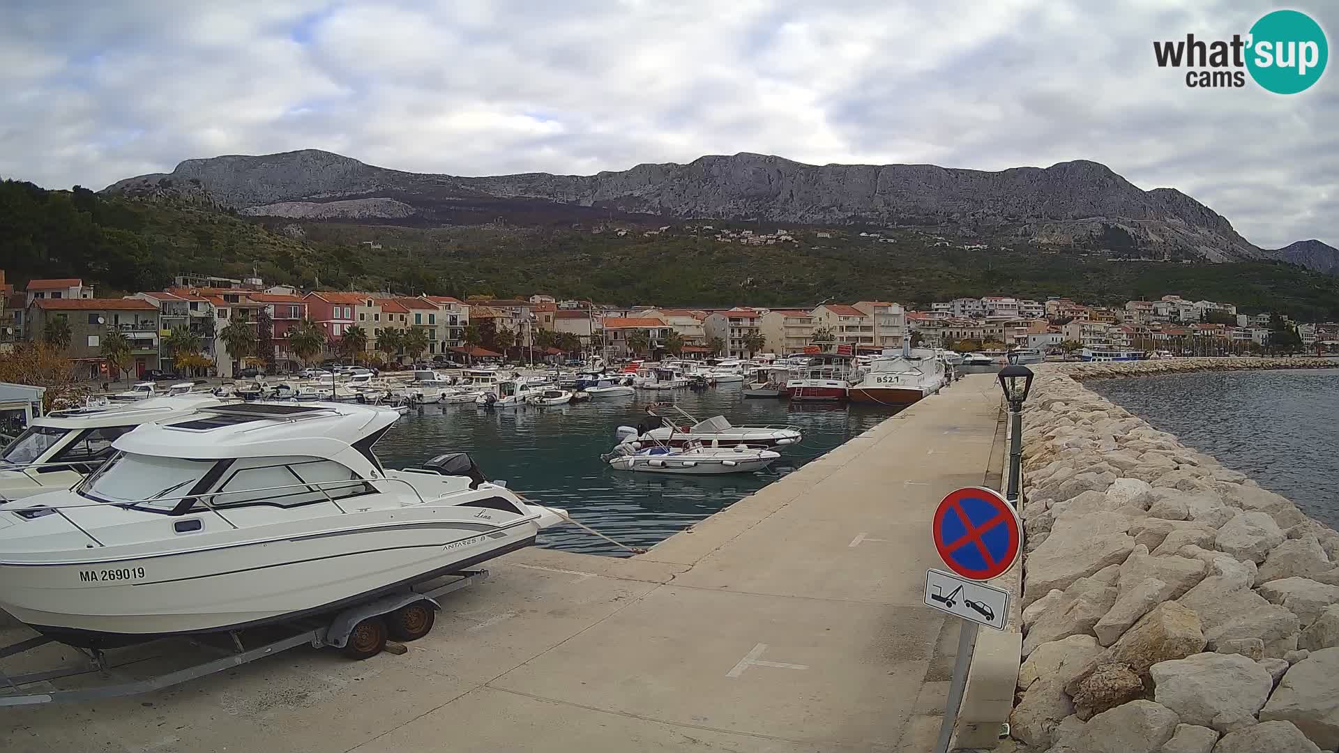 Cámara web de PODGORA Marina – Asombroso Dalmacia