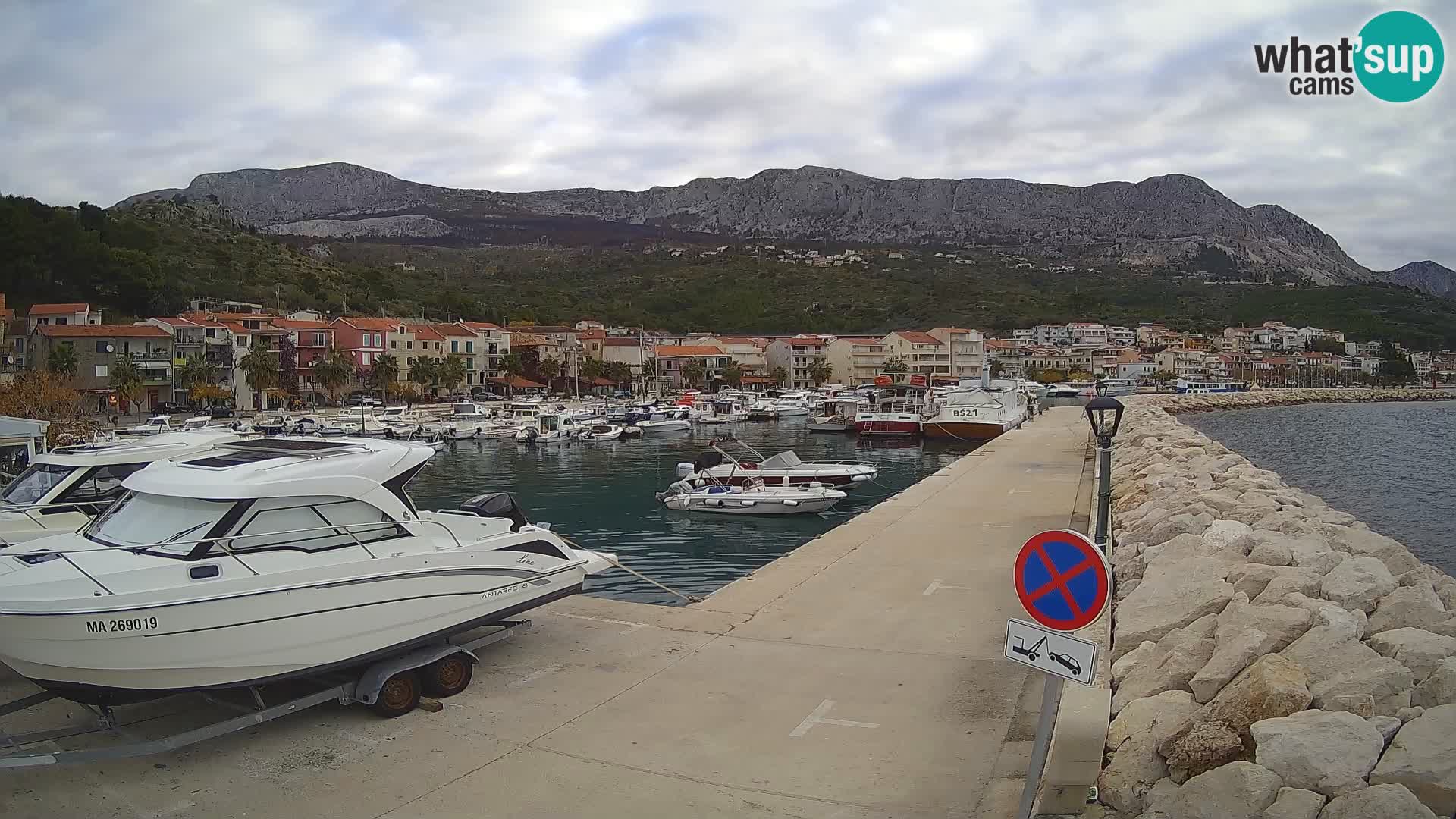 Cámara web de PODGORA Marina – Asombroso Dalmacia