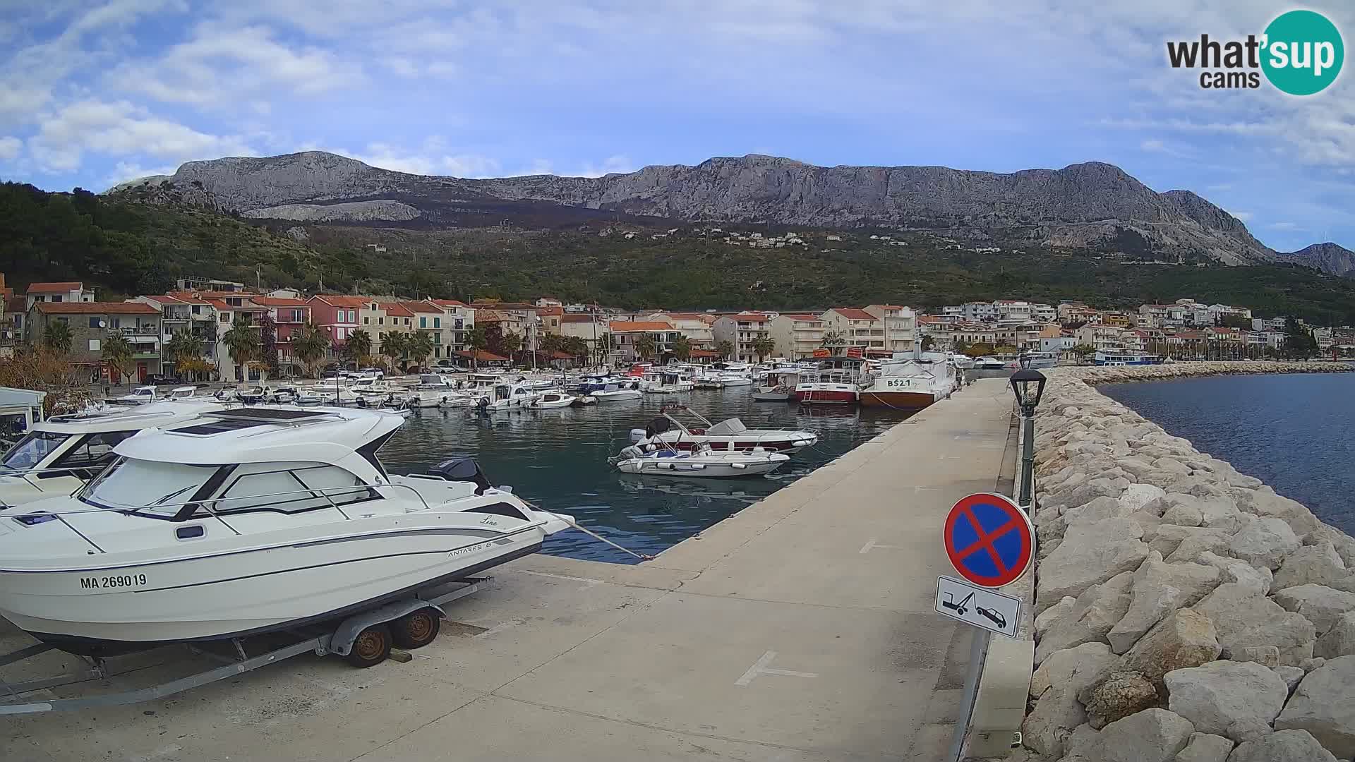 Cámara web de PODGORA Marina – Asombroso Dalmacia