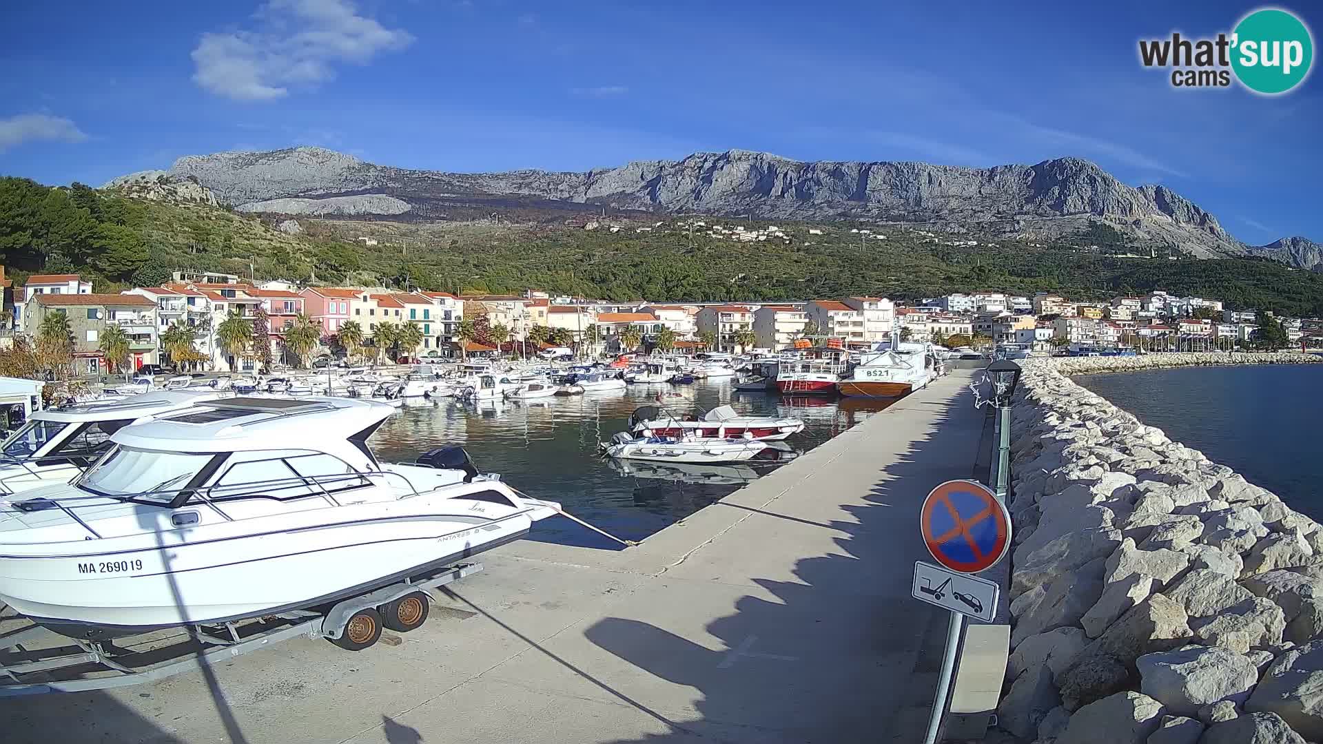 Cámara web de PODGORA Marina – Asombroso Dalmacia