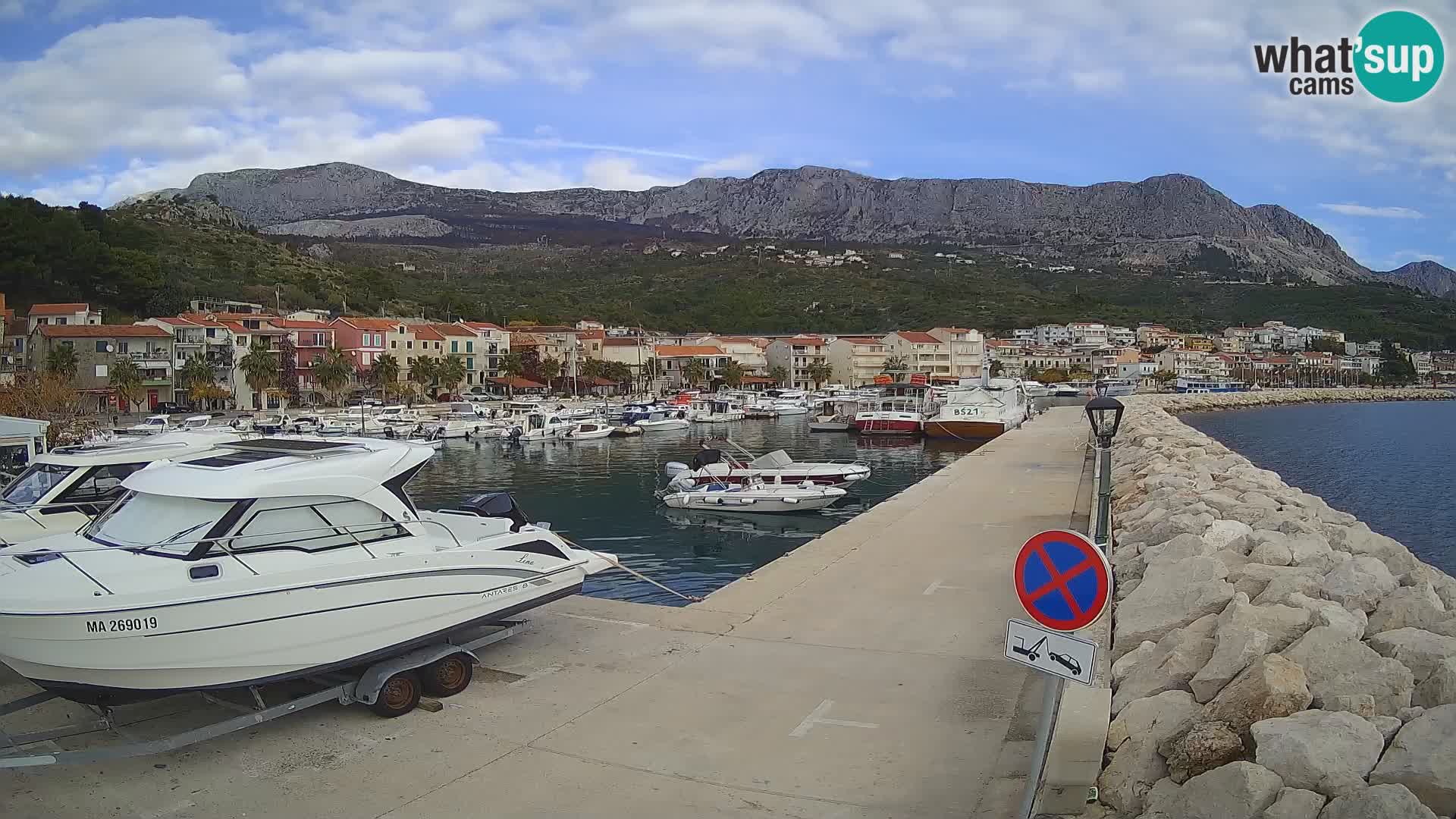 Cámara web de PODGORA Marina – Asombroso Dalmacia