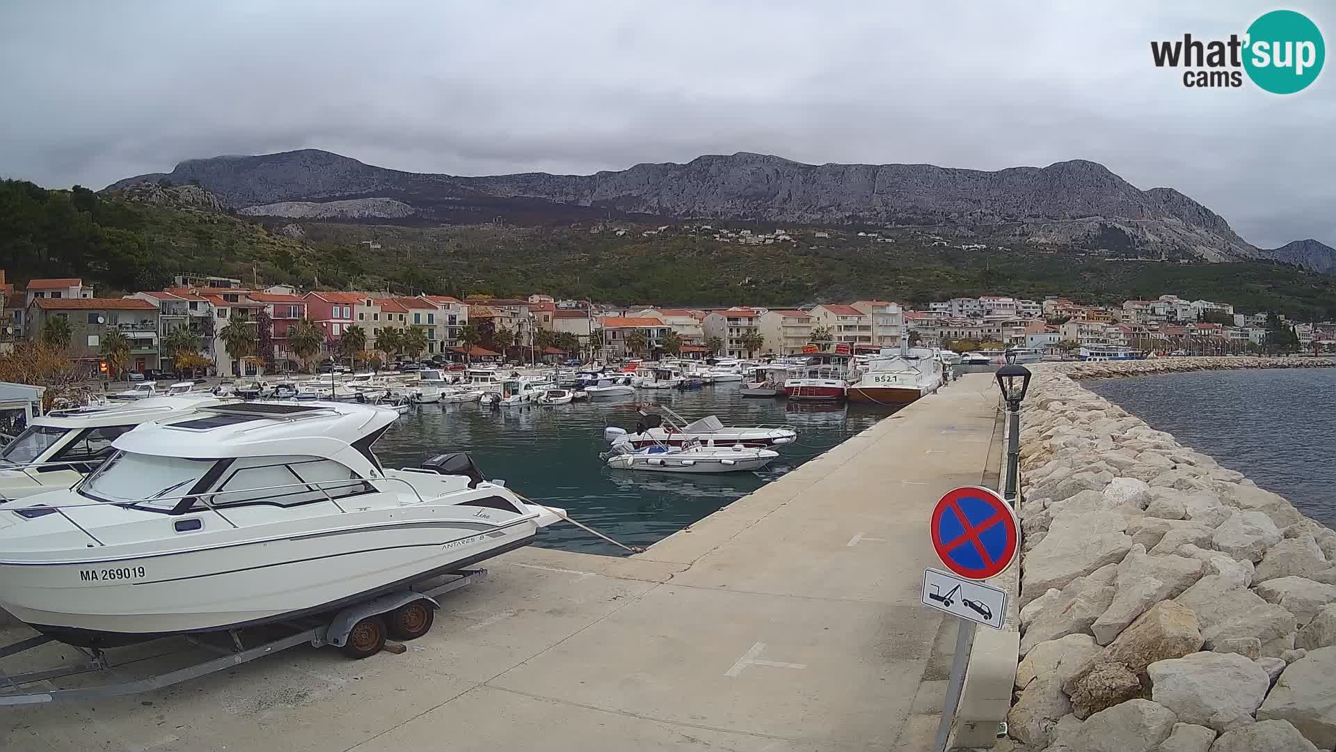 Cámara web de PODGORA Marina – Asombroso Dalmacia