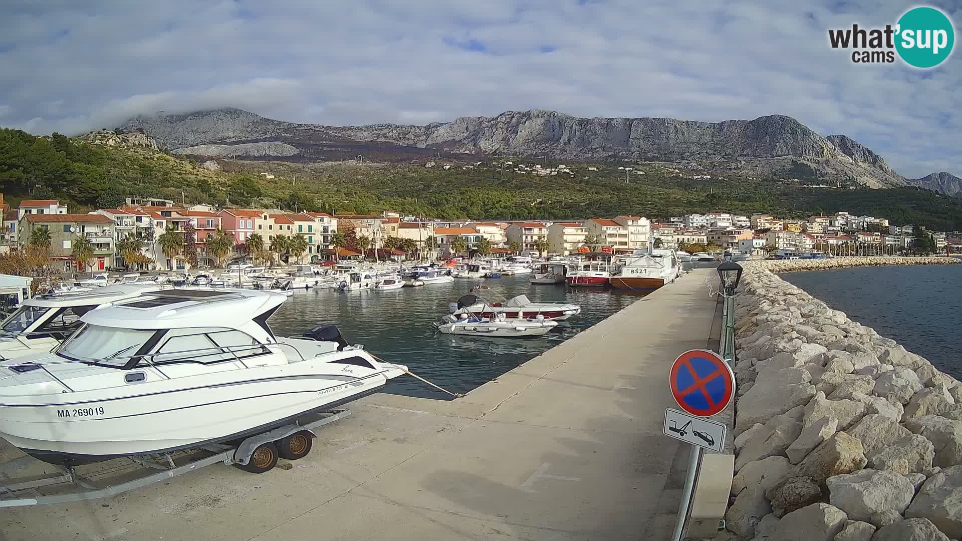 Cámara web de PODGORA Marina – Asombroso Dalmacia