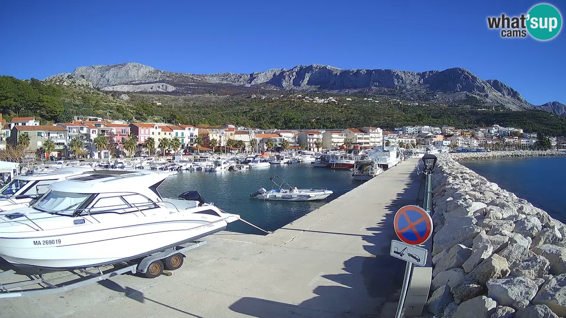 Cámara web de PODGORA Marina – Asombroso Dalmacia