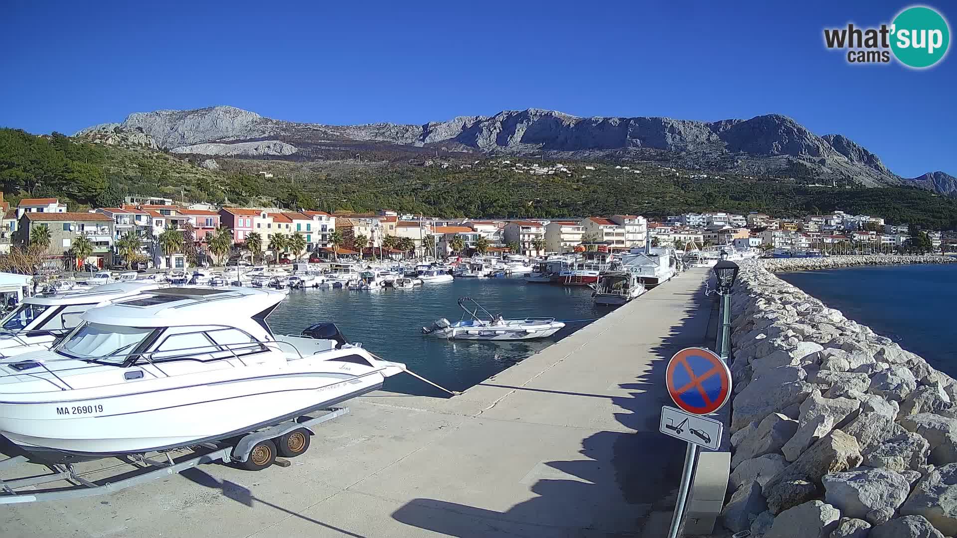 Cámara web de PODGORA Marina – Asombroso Dalmacia