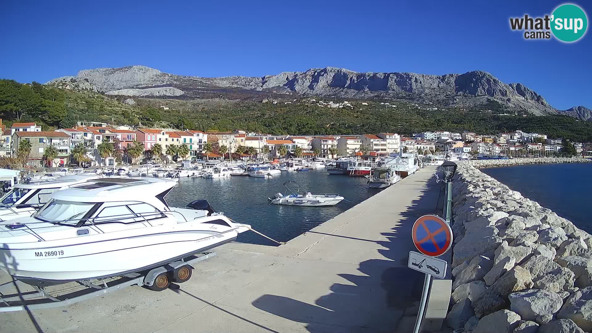 Cámara web de PODGORA Marina – Asombroso Dalmacia