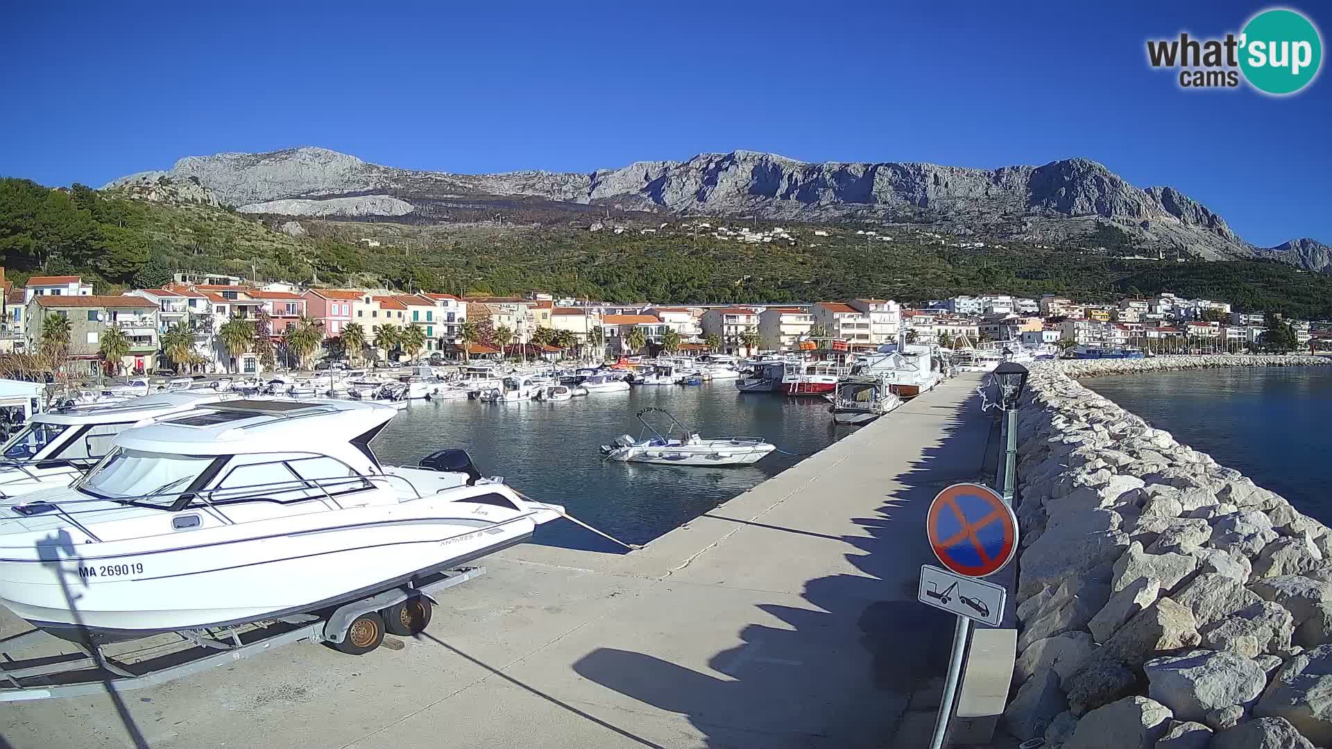 Cámara web de PODGORA Marina – Asombroso Dalmacia