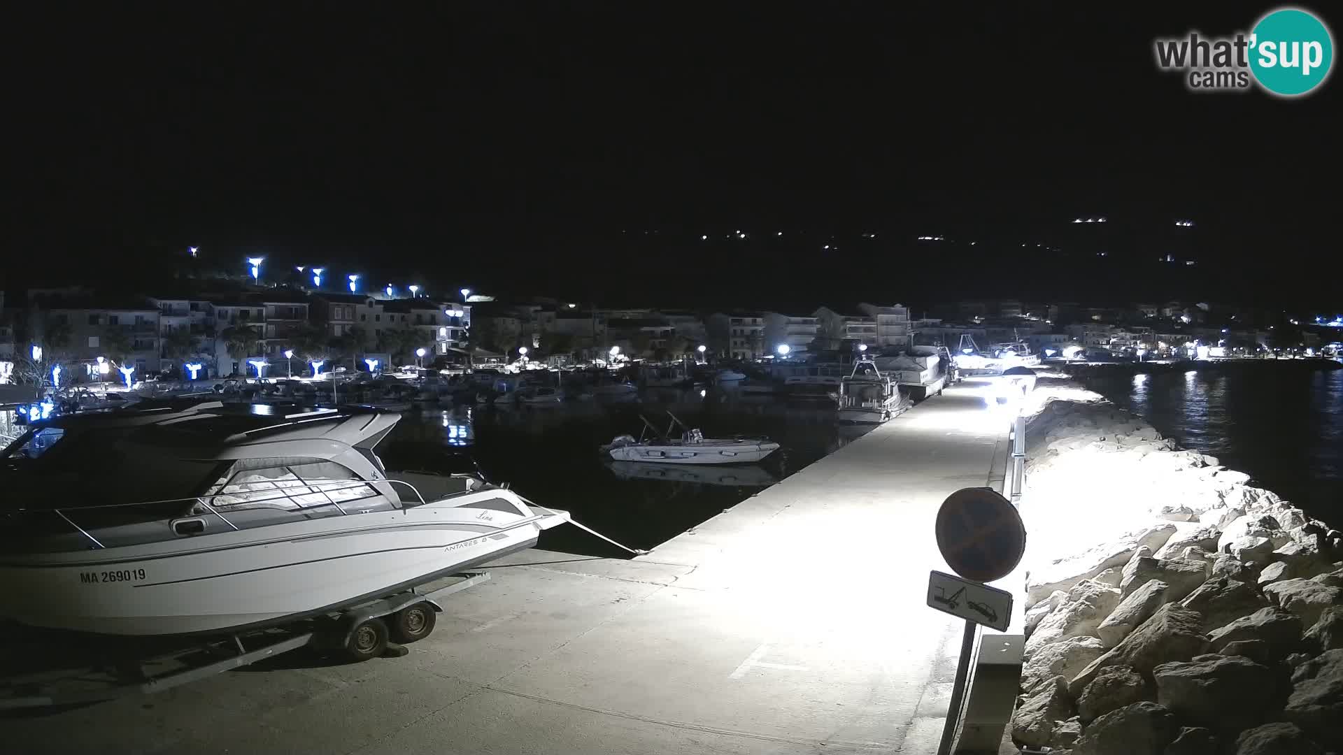 Cámara web de PODGORA Marina – Asombroso Dalmacia