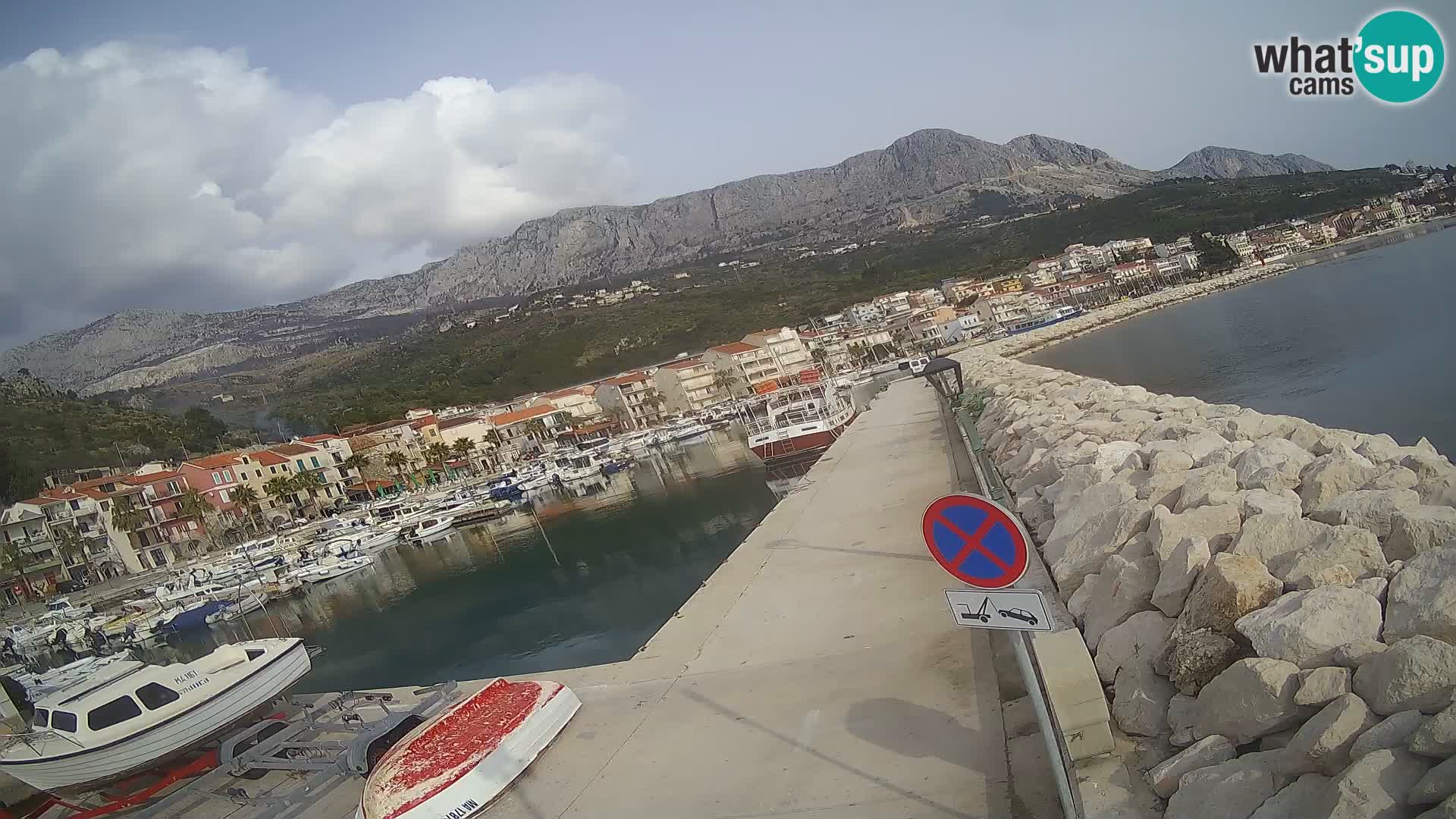 Cámara web de PODGORA Marina – Asombroso Dalmacia