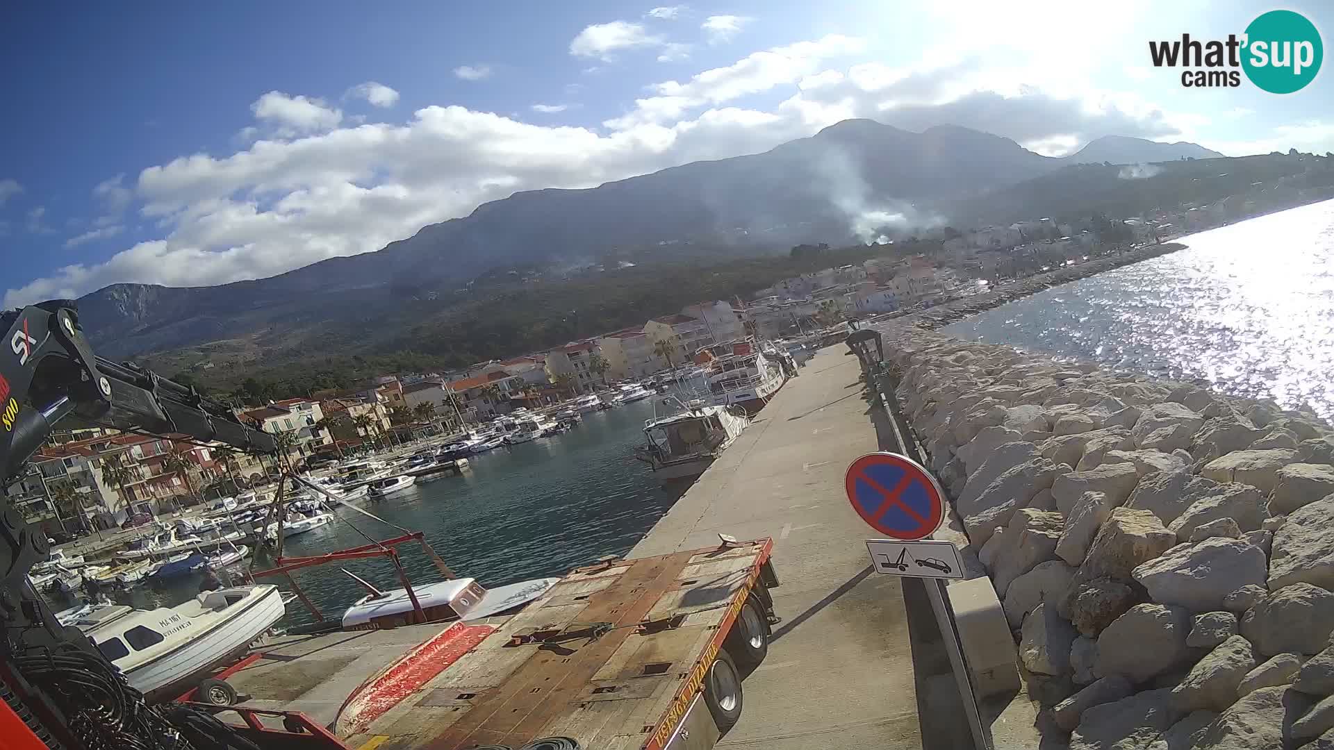 Cámara web de PODGORA Marina – Asombroso Dalmacia