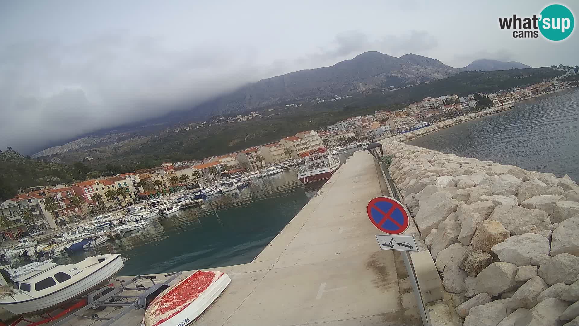 Cámara web de PODGORA Marina – Asombroso Dalmacia