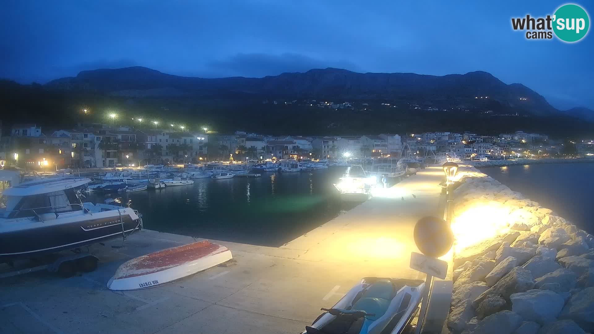 Cámara web de PODGORA Marina – Asombroso Dalmacia