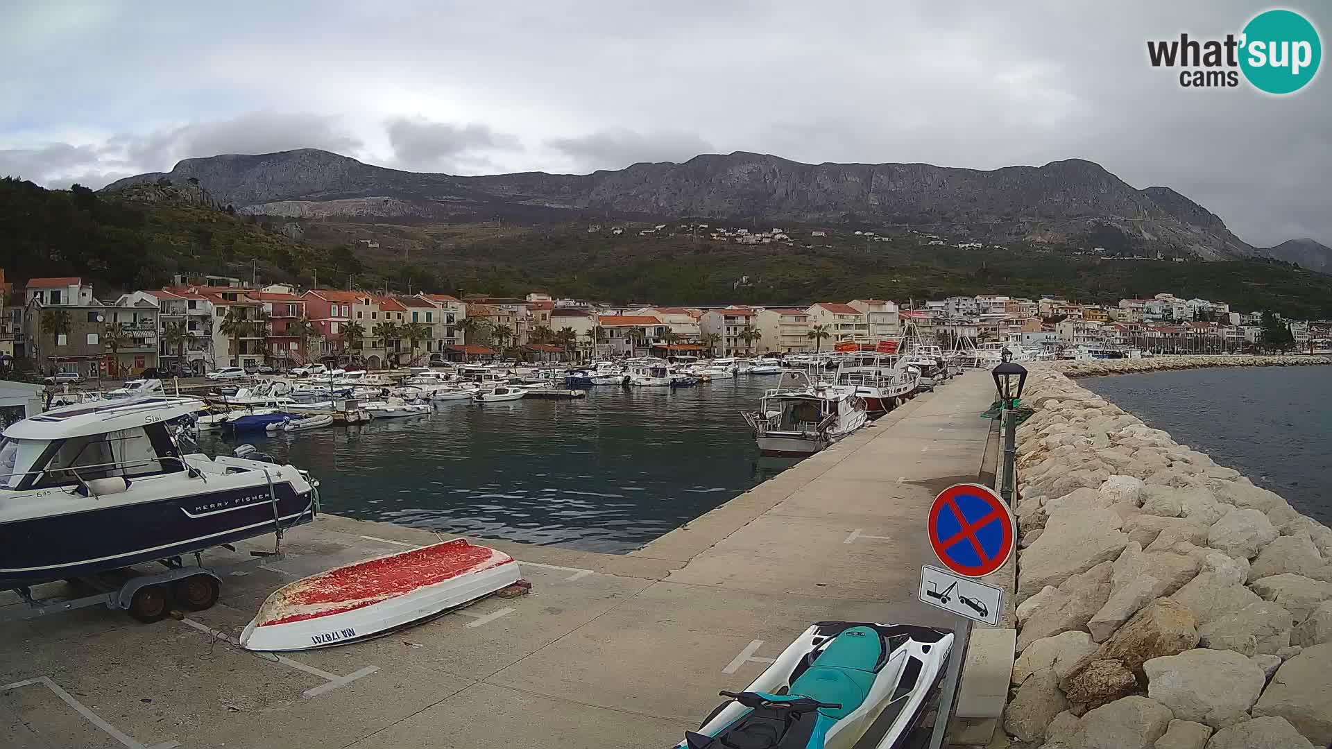 Cámara web de PODGORA Marina – Asombroso Dalmacia