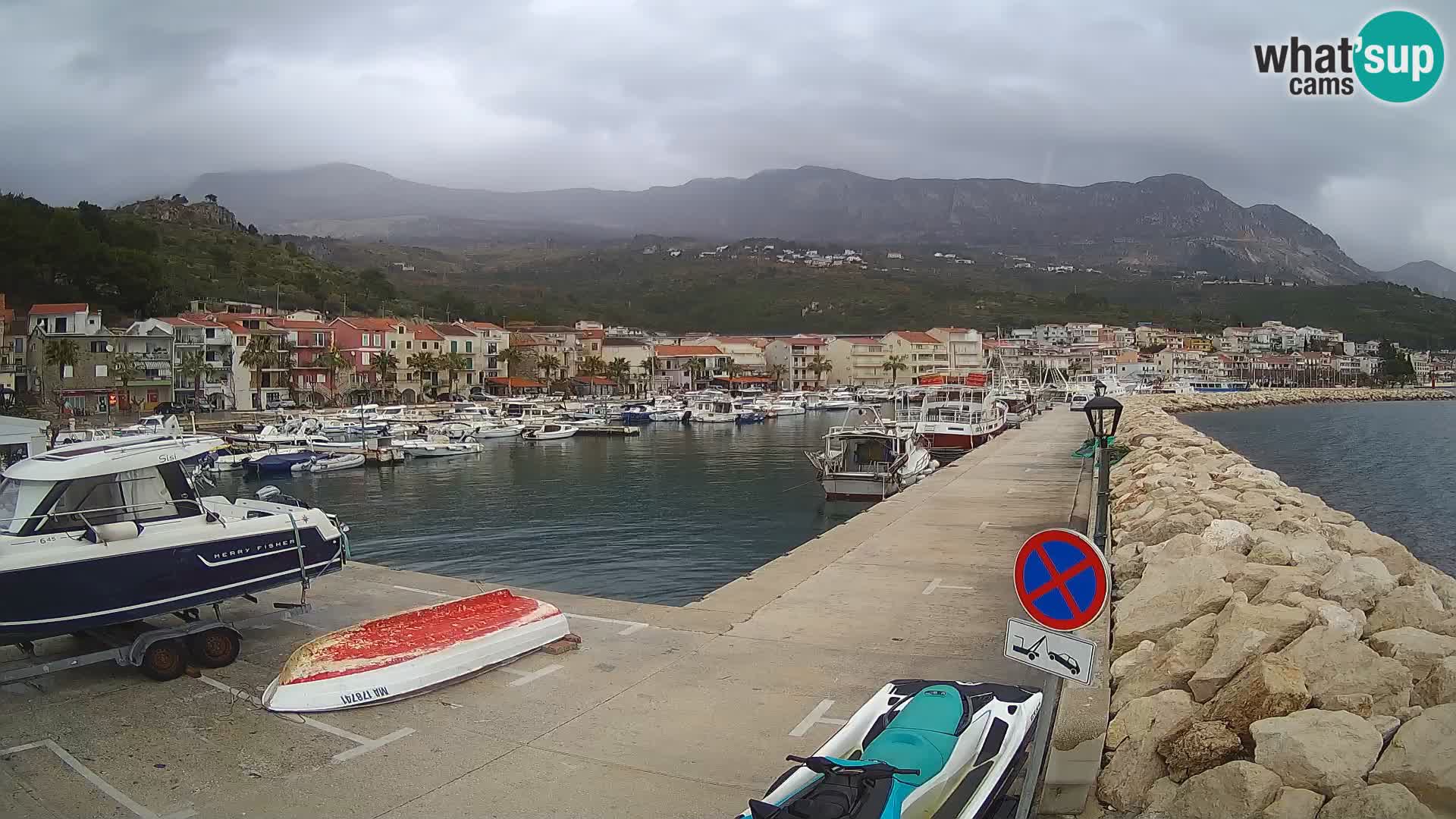 Cámara web de PODGORA Marina – Asombroso Dalmacia