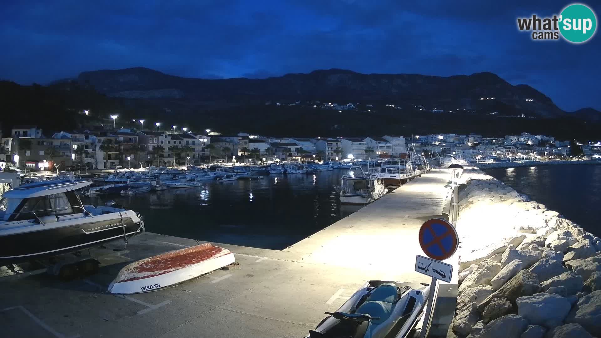 Cámara web de PODGORA Marina – Asombroso Dalmacia