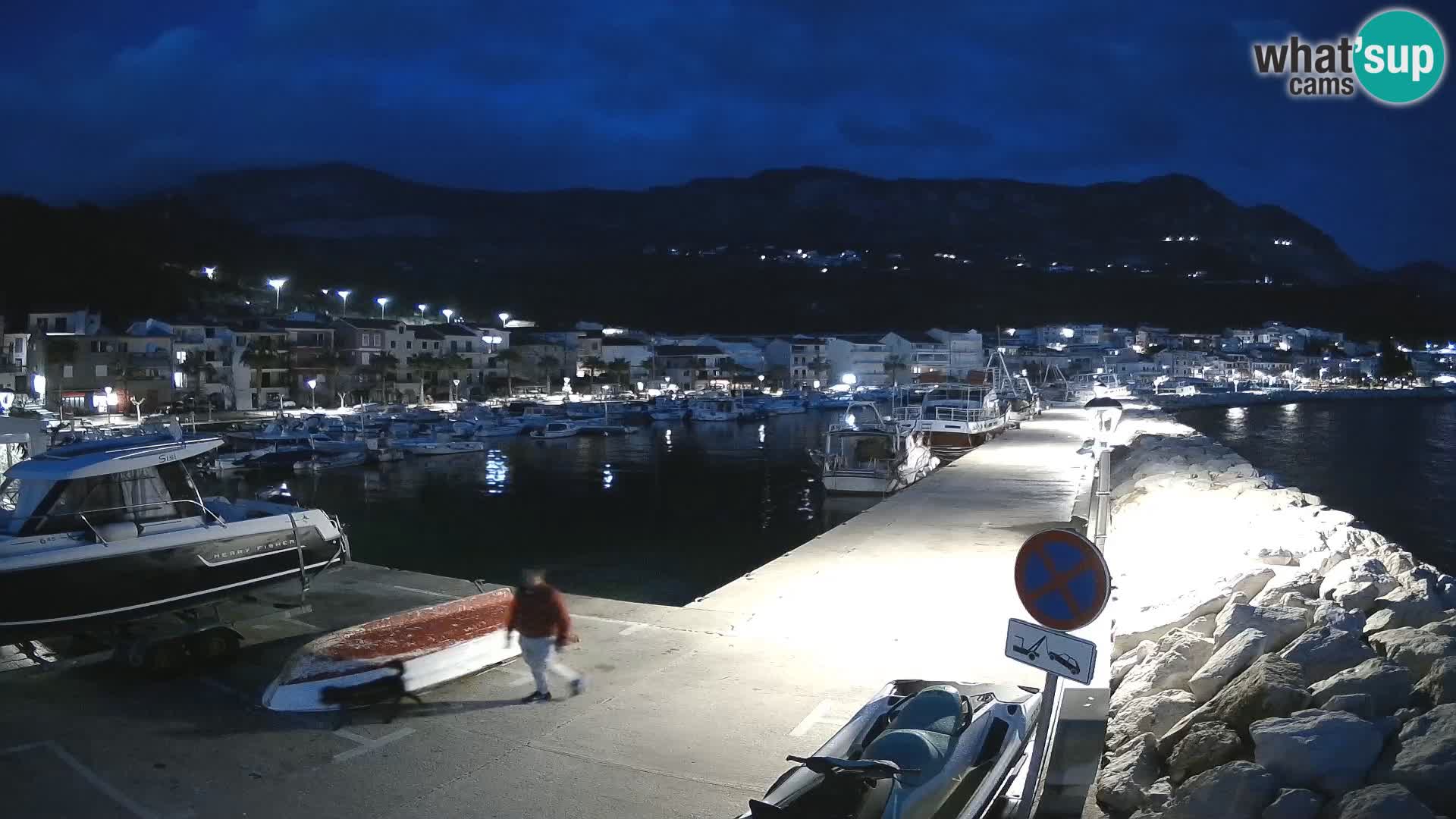 Cámara web de PODGORA Marina – Asombroso Dalmacia