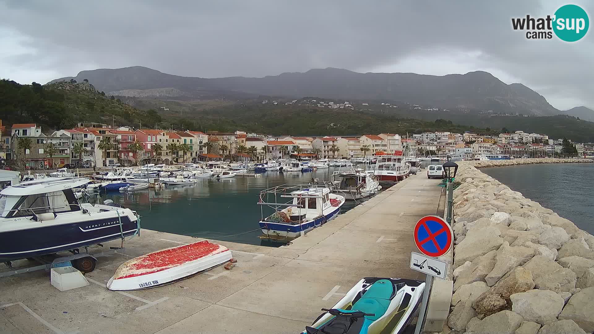 Cámara web de PODGORA Marina – Asombroso Dalmacia