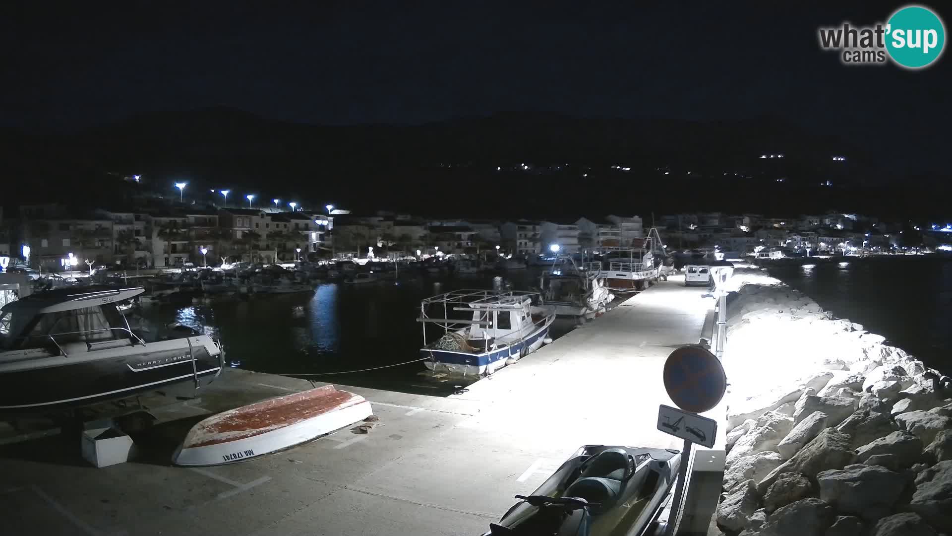 Cámara web de PODGORA Marina – Asombroso Dalmacia
