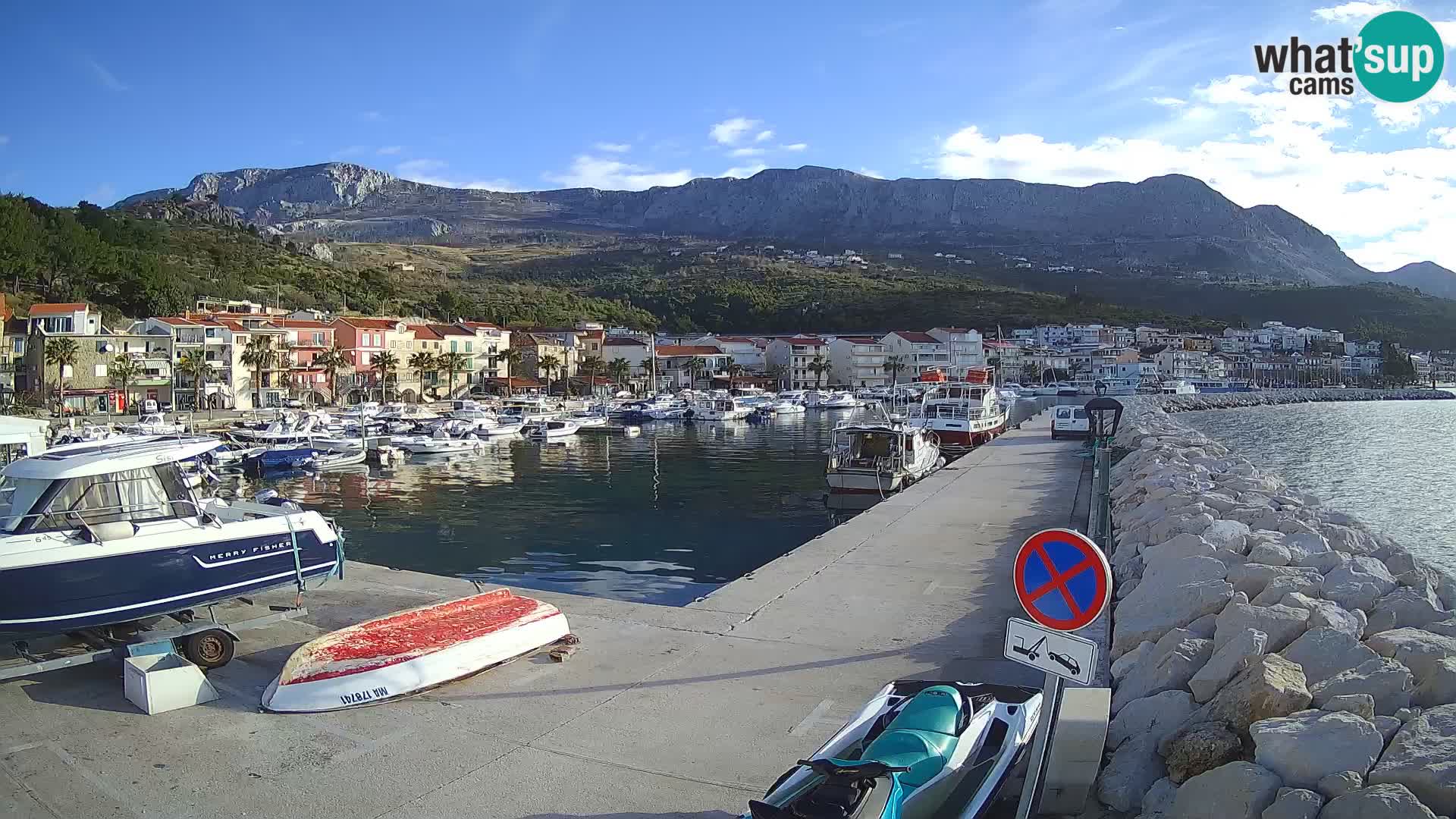 Cámara web de PODGORA Marina – Asombroso Dalmacia