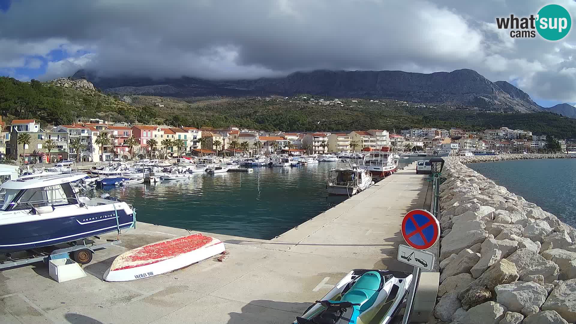 Cámara web de PODGORA Marina – Asombroso Dalmacia