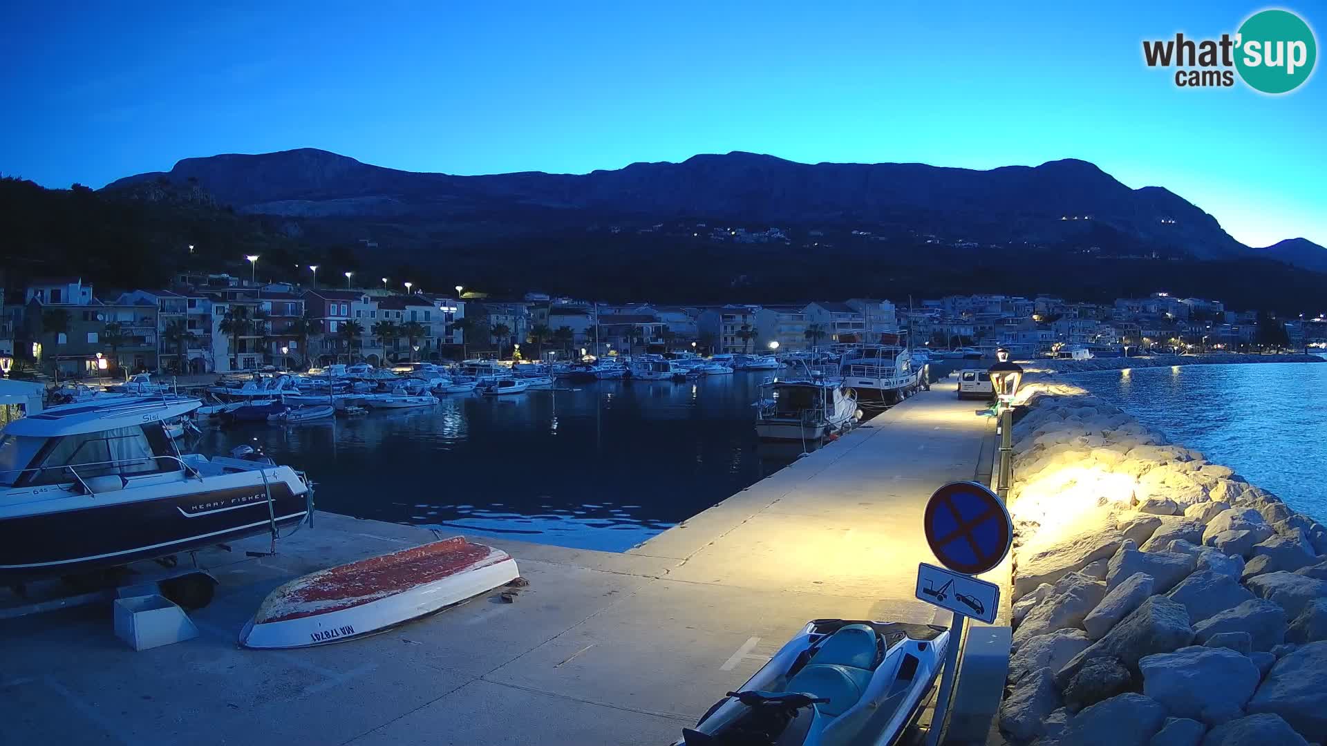 Cámara web de PODGORA Marina – Asombroso Dalmacia