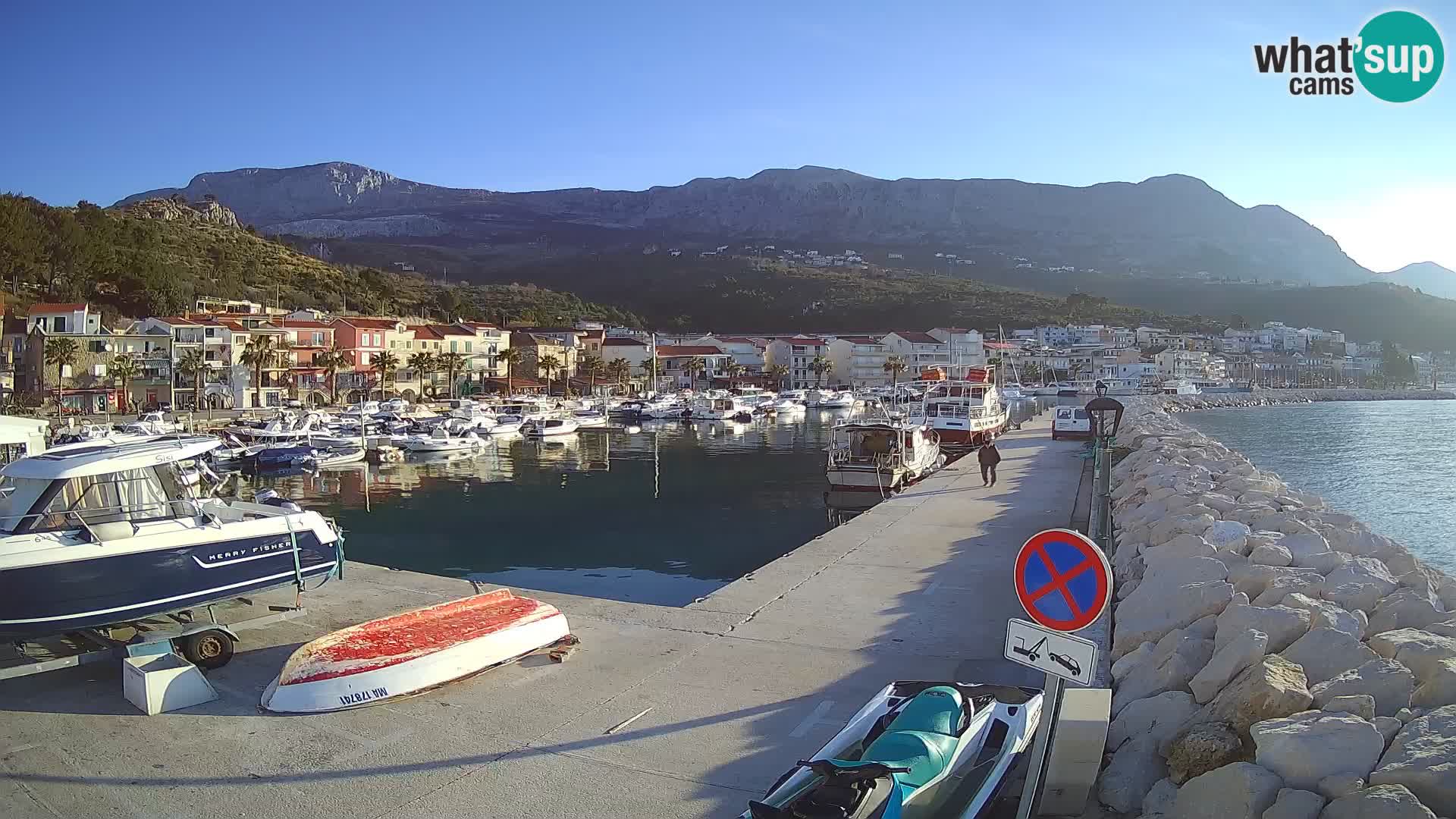 Cámara web de PODGORA Marina – Asombroso Dalmacia