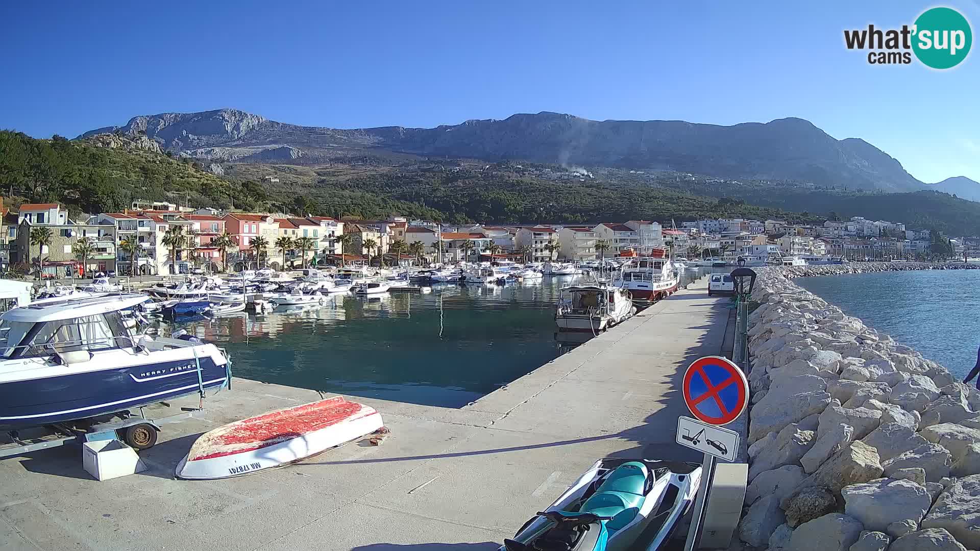 PODGORA Live Webcam Marina – Incroyable Dalmatie