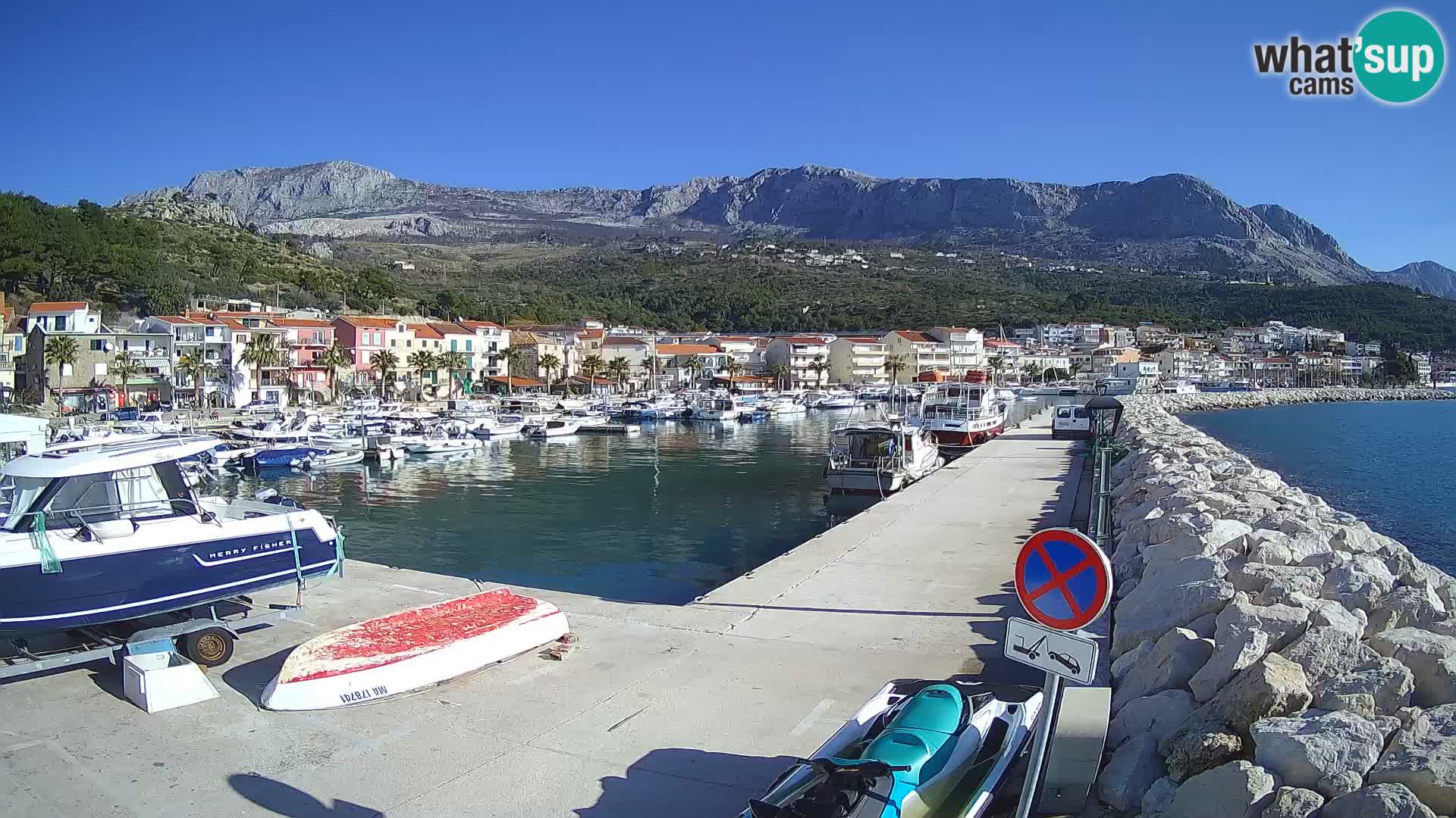 PODGORA Live Webcam Marina – Incroyable Dalmatie
