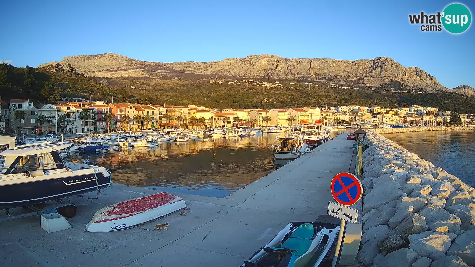 PODGORA Live Webcam Marina – Incroyable Dalmatie