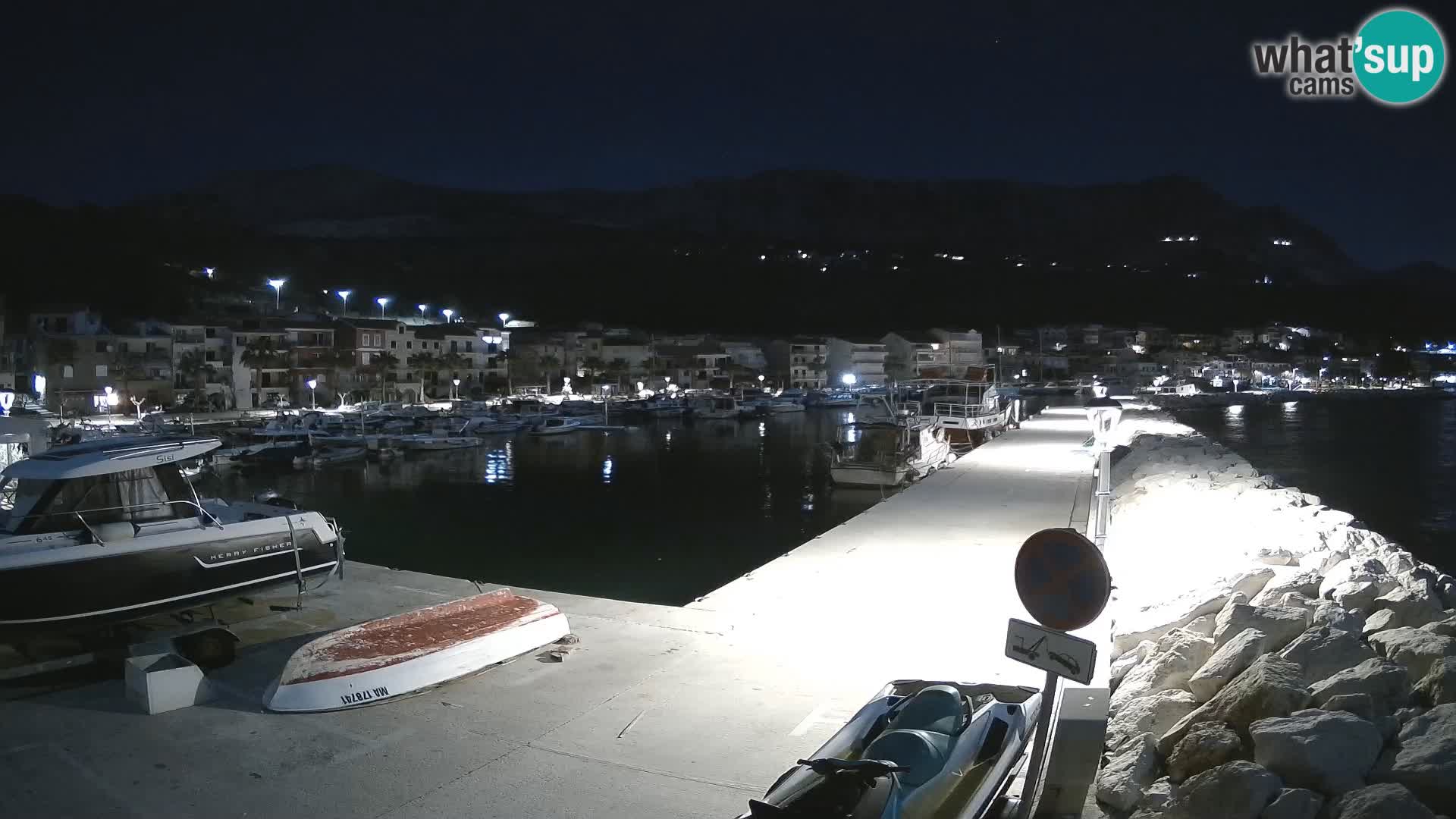 Cámara web de PODGORA Marina – Asombroso Dalmacia