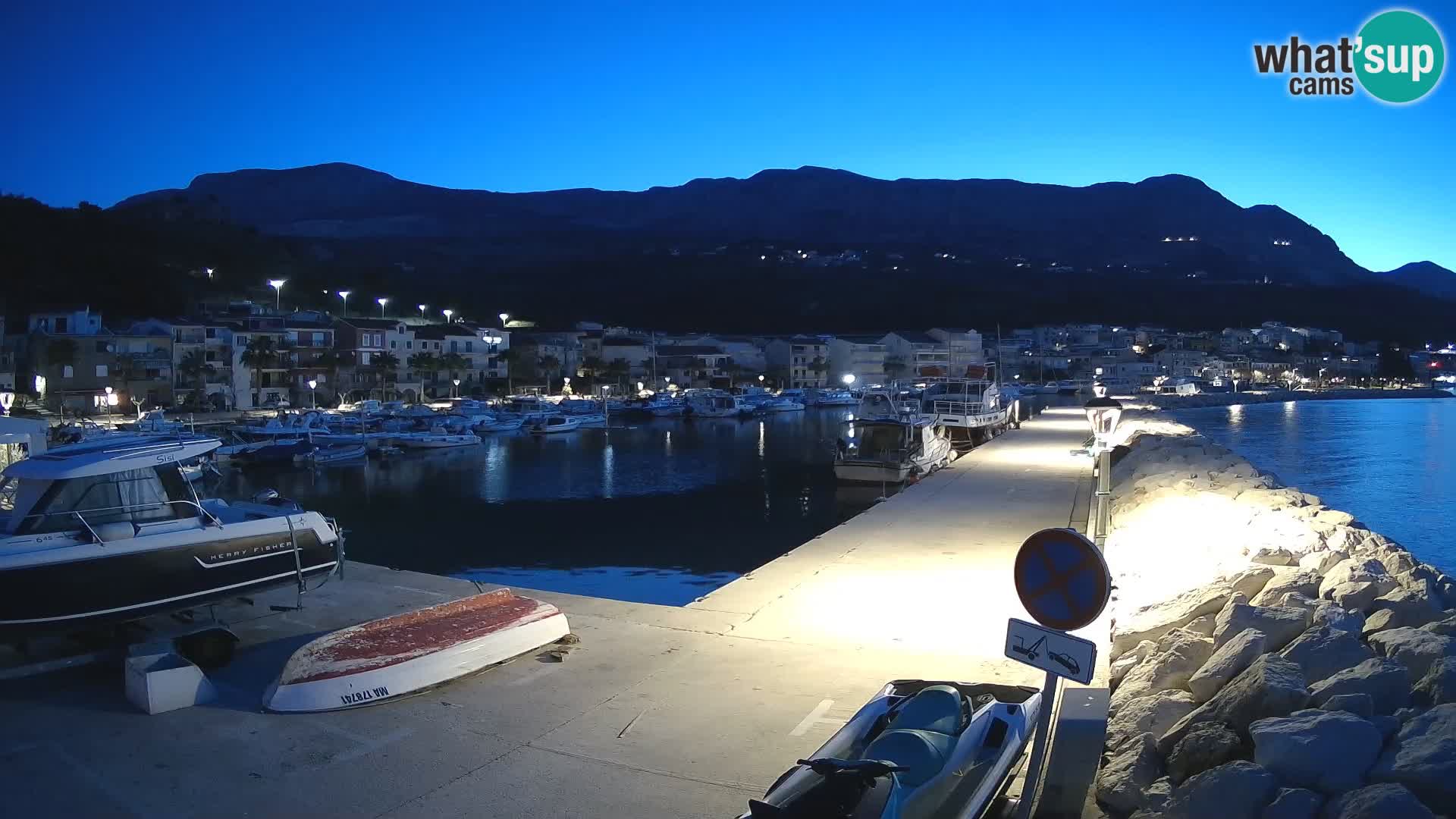 PODGORA Live Webcam Marina – Incroyable Dalmatie