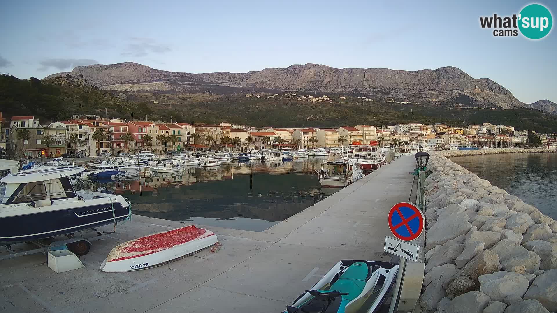 Cámara web de PODGORA Marina – Asombroso Dalmacia