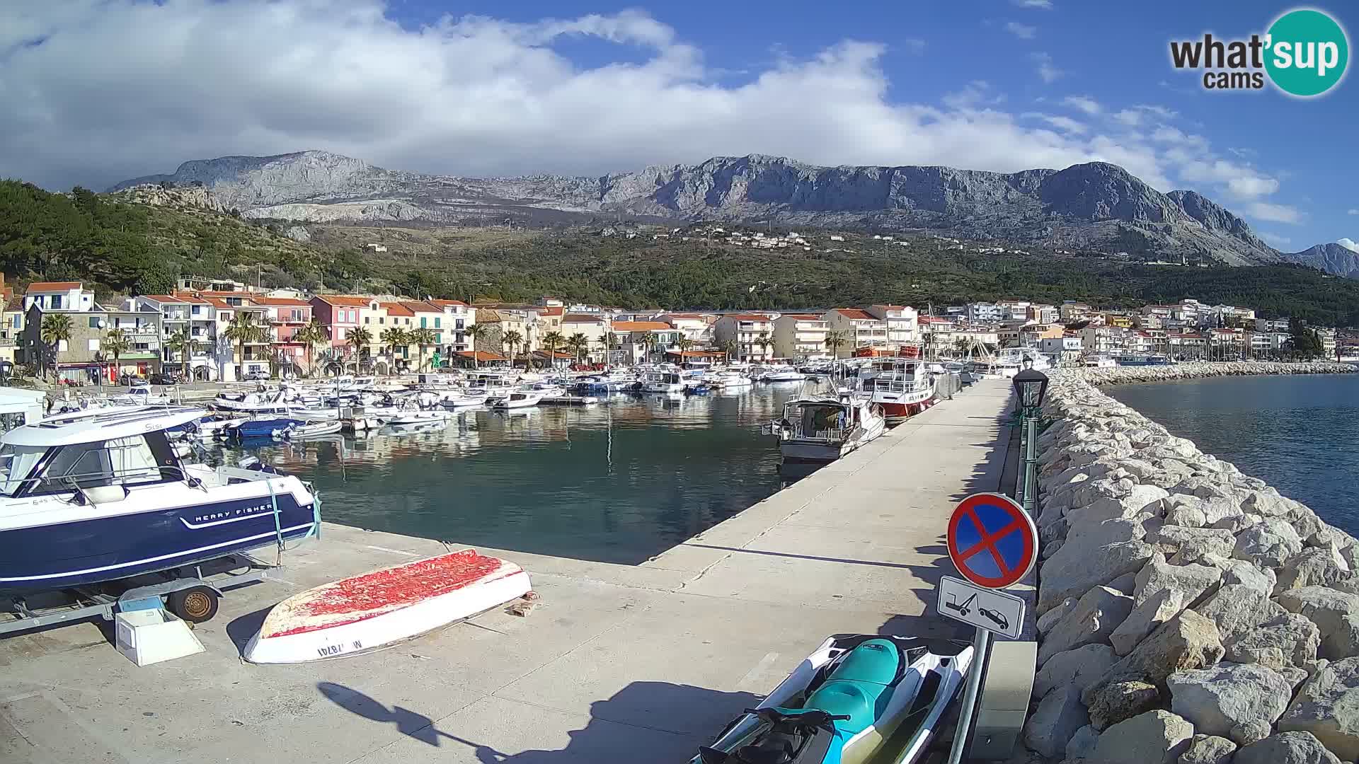 Cámara web de PODGORA Marina – Asombroso Dalmacia