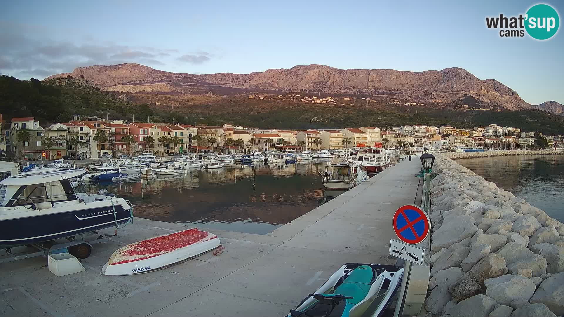 Cámara web de PODGORA Marina – Asombroso Dalmacia