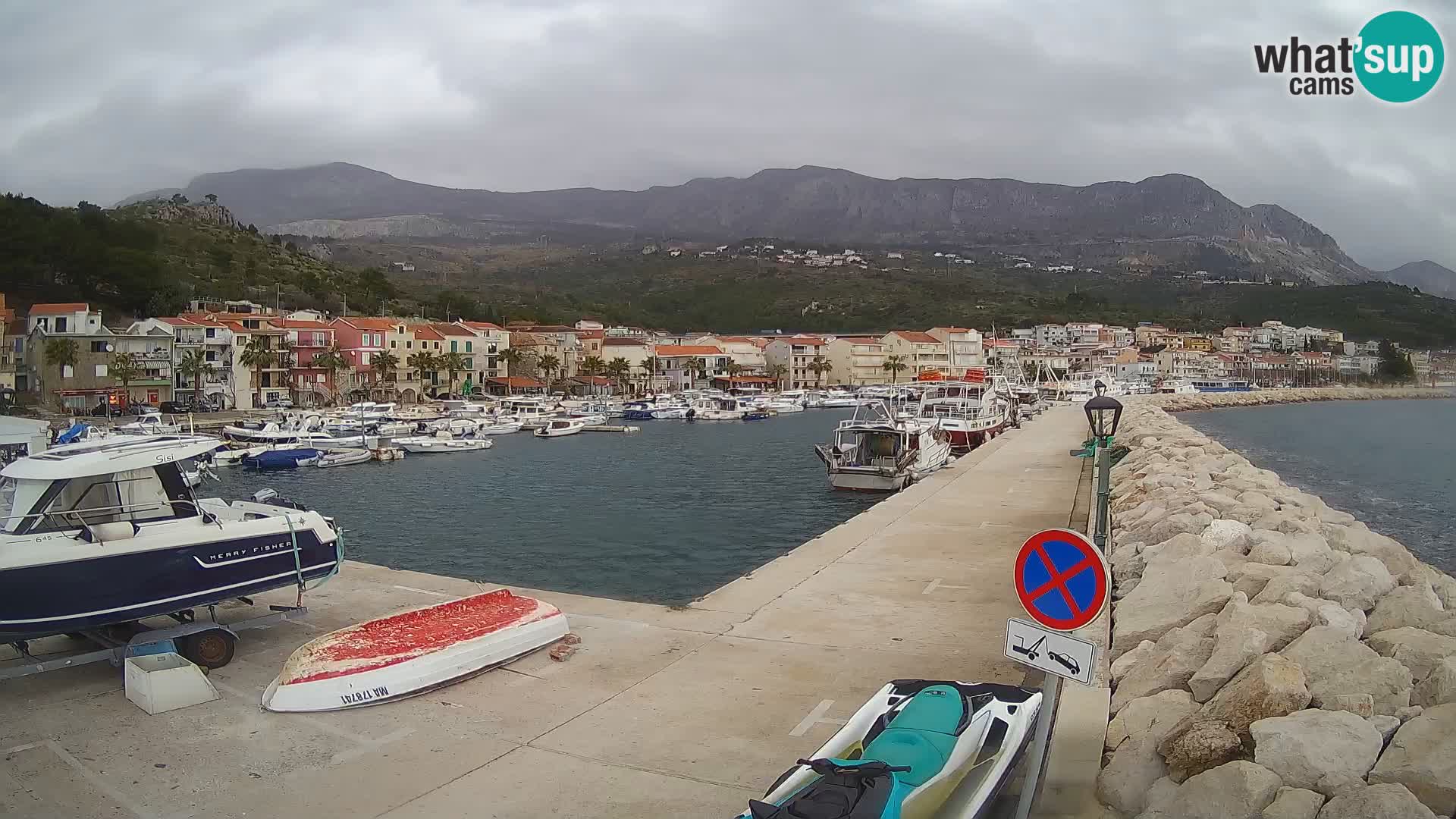 Cámara web de PODGORA Marina – Asombroso Dalmacia