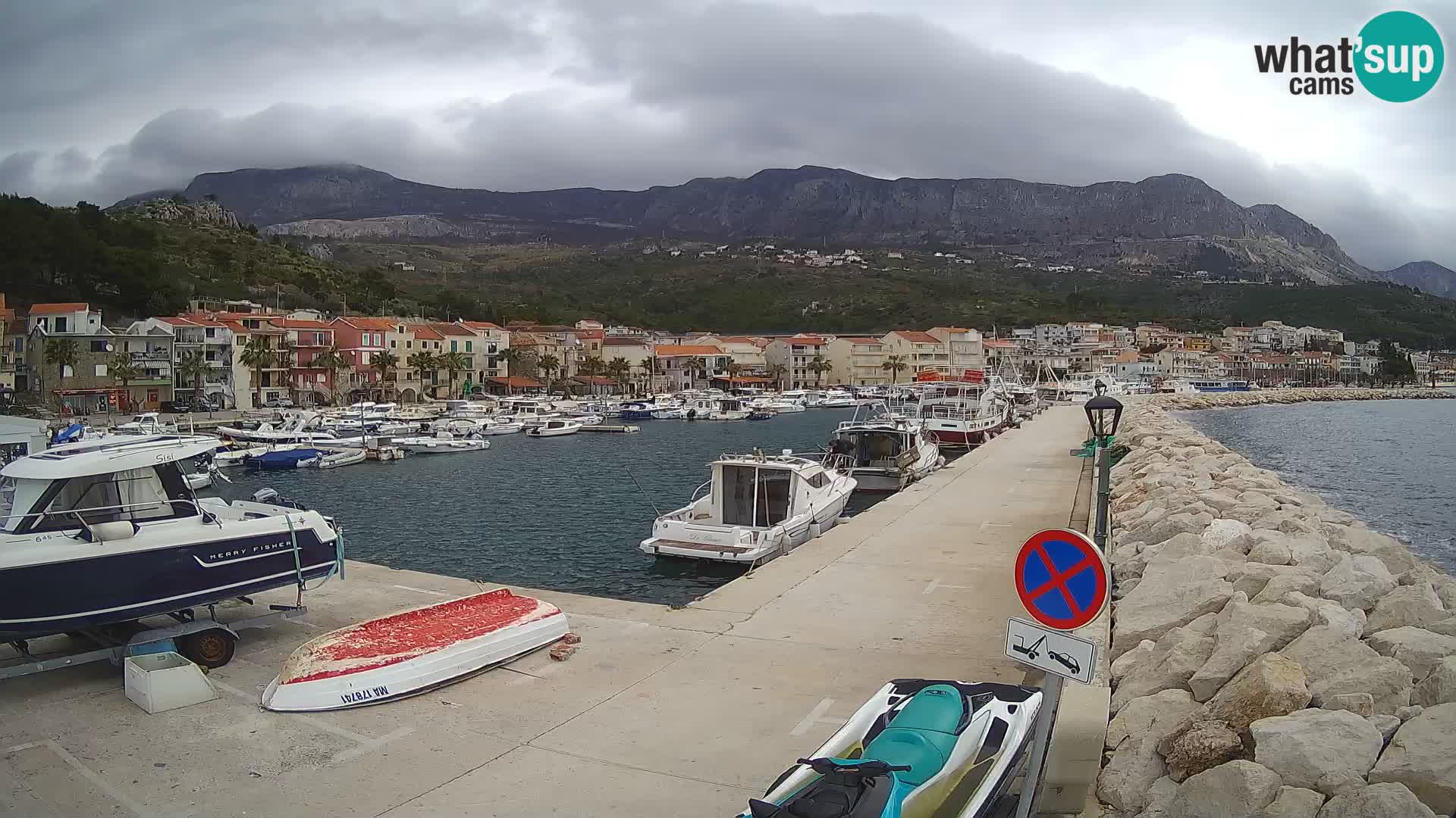 Cámara web de PODGORA Marina – Asombroso Dalmacia