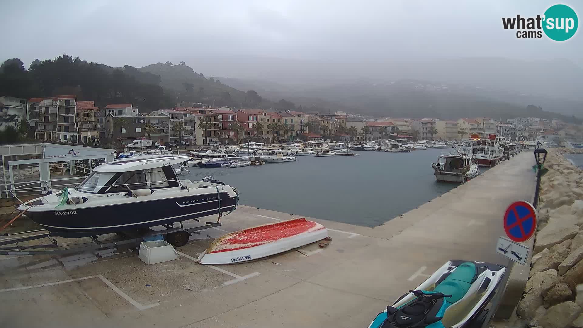Cámara web de PODGORA Marina – Asombroso Dalmacia