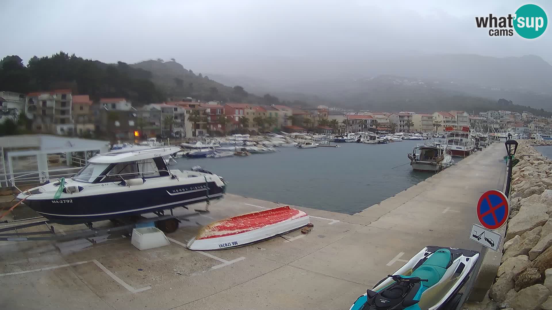 Cámara web de PODGORA Marina – Asombroso Dalmacia