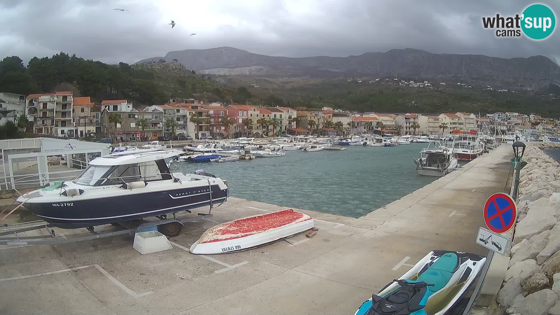 Cámara web de PODGORA Marina – Asombroso Dalmacia
