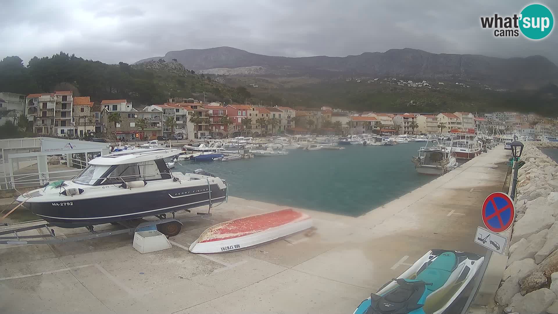 Cámara web de PODGORA Marina – Asombroso Dalmacia