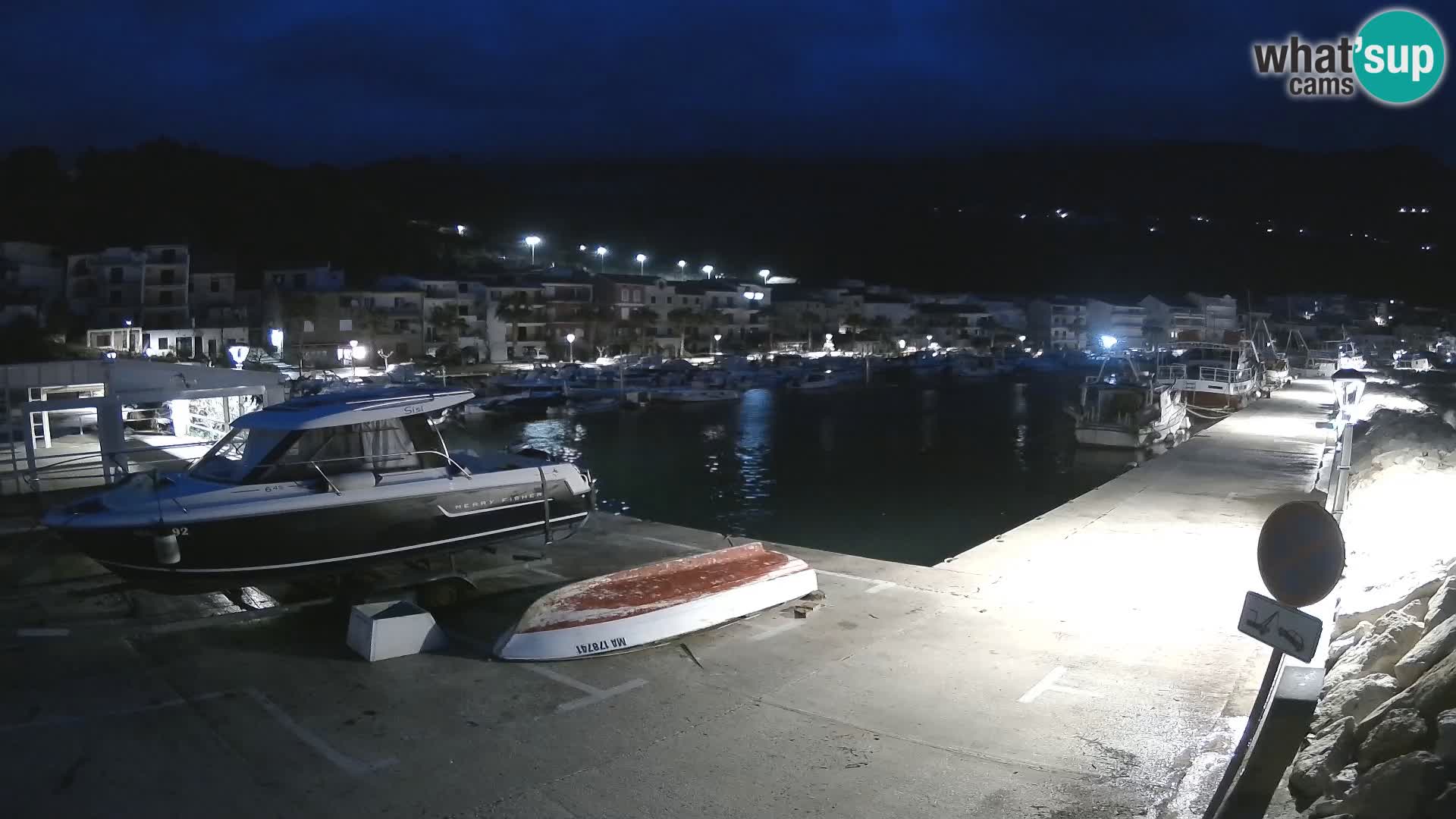 Cámara web de PODGORA Marina – Asombroso Dalmacia